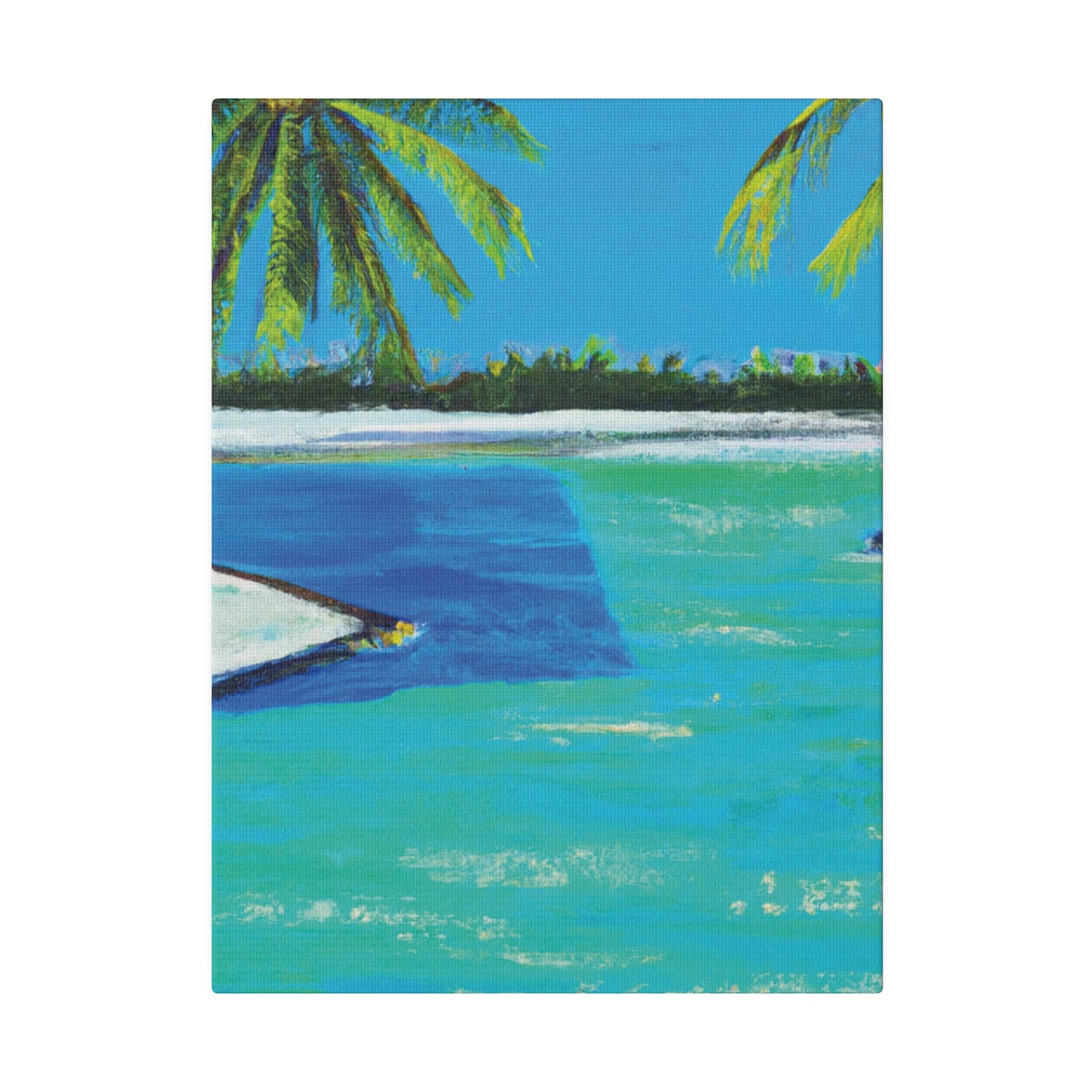 9761V - Bahamas Ocean Painting Print | Bahamas | Ocean | Beach | Poster | Home Decor | Wall Art | Canvas