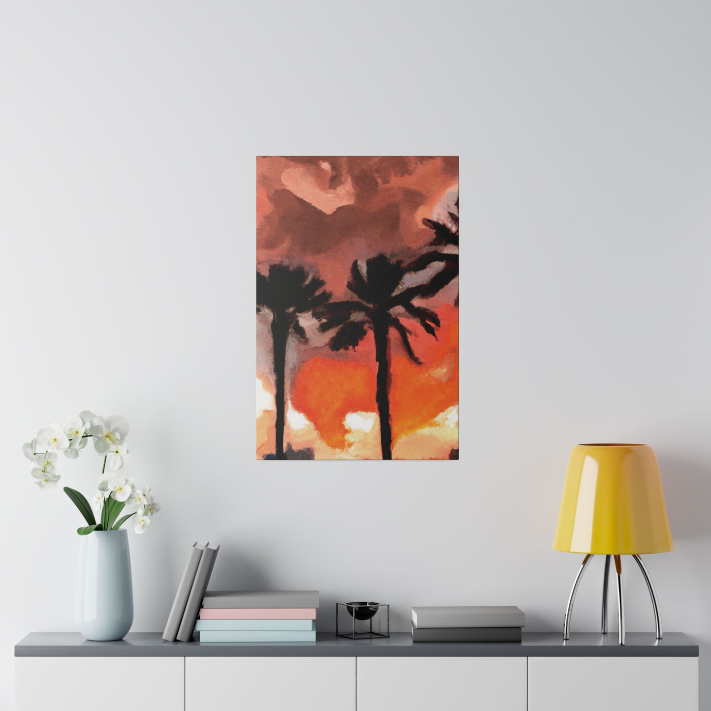 9073X - Miami Beach Sunset Painting Print | Miami | Beach | Sunset | Poster | Home Decor | Wall Art | Canvas