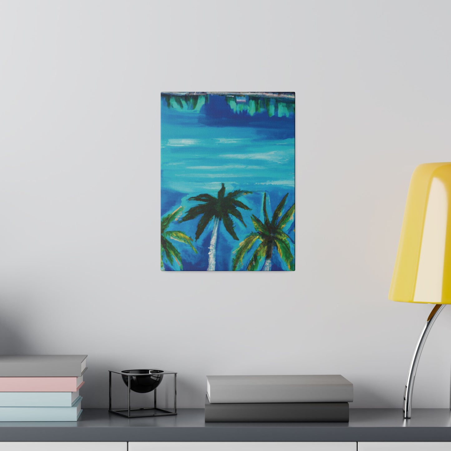 6741K - Bahamas Ocean Painting Print | Bahamas | Ocean | Beach | Poster | Home Decor | Wall Art | Canvas