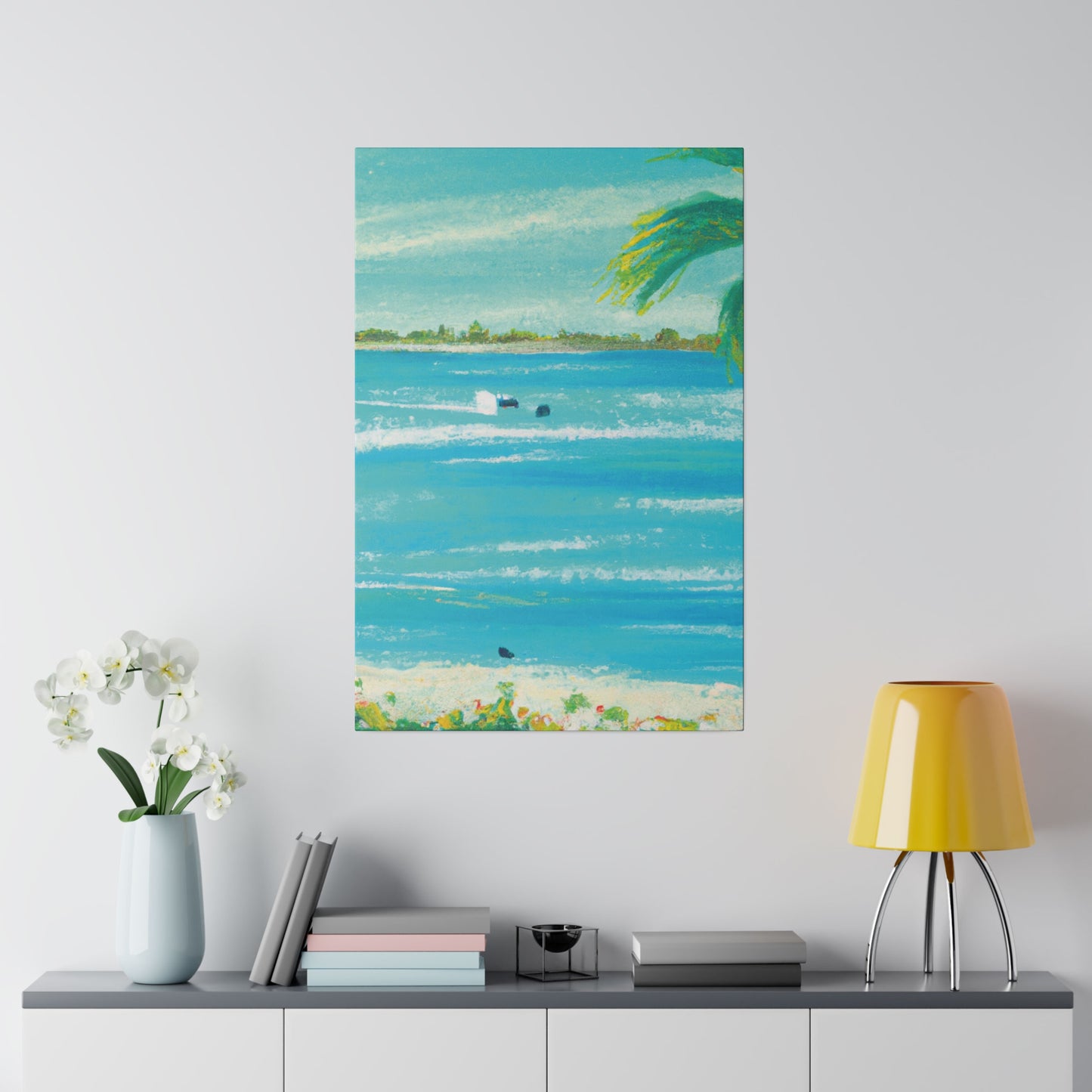 4282E - Bahamas Ocean Painting Print | Bahamas | Ocean | Beach | Poster | Home Decor | Wall Art | Canvas