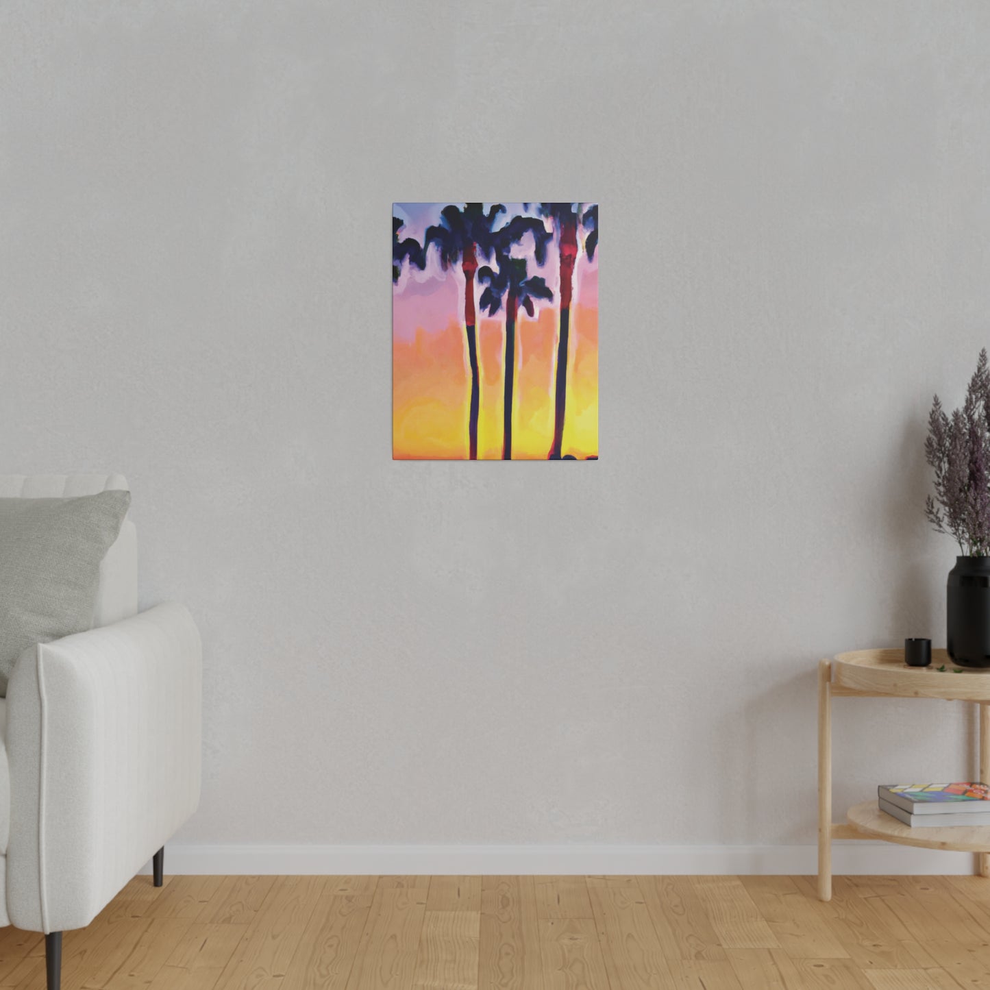 7116C - Miami Beach Sunset Painting Print | Miami | Beach | Sunset | Poster | Home Decor | Wall Art | Canvas