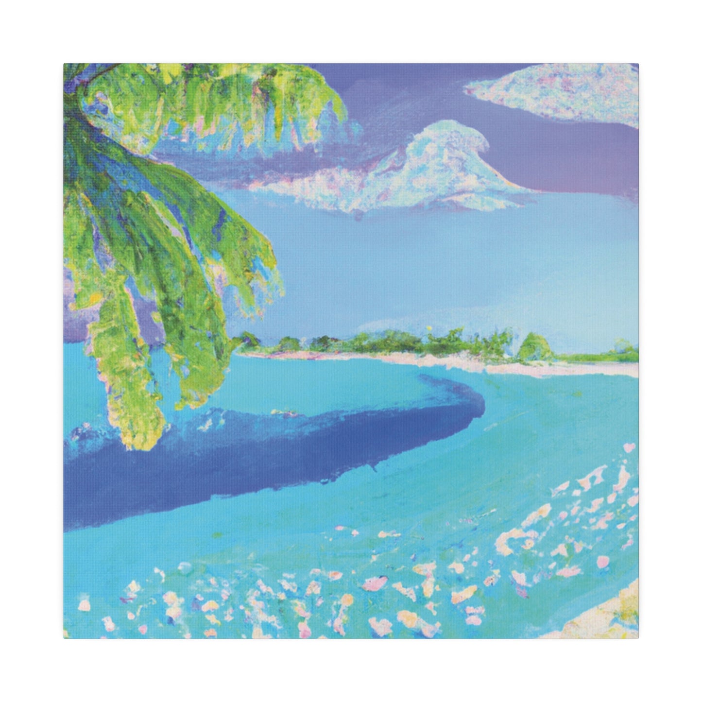 9792F - Bahamas Ocean Painting Print | Bahamas | Ocean | Beach | Poster | Home Decor | Wall Art | Canvas