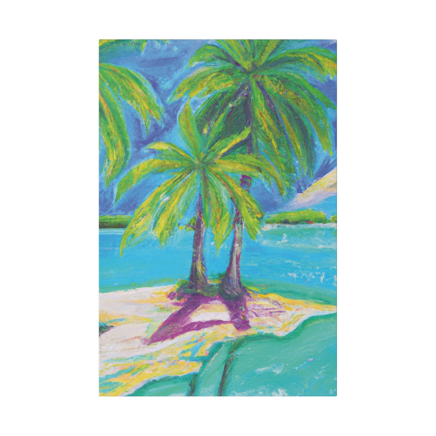 6632P - Bahamas Ocean Painting Print | Bahamas | Ocean | Beach | Poster | Home Decor | Wall Art | Canvas