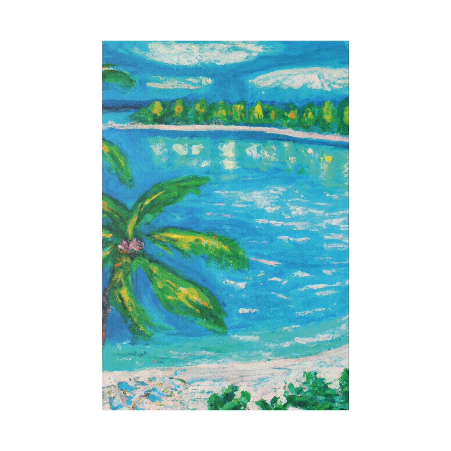 8776T - Bahamas Ocean Painting Print | Bahamas | Ocean | Beach | Poster | Home Decor | Wall Art | Canvas