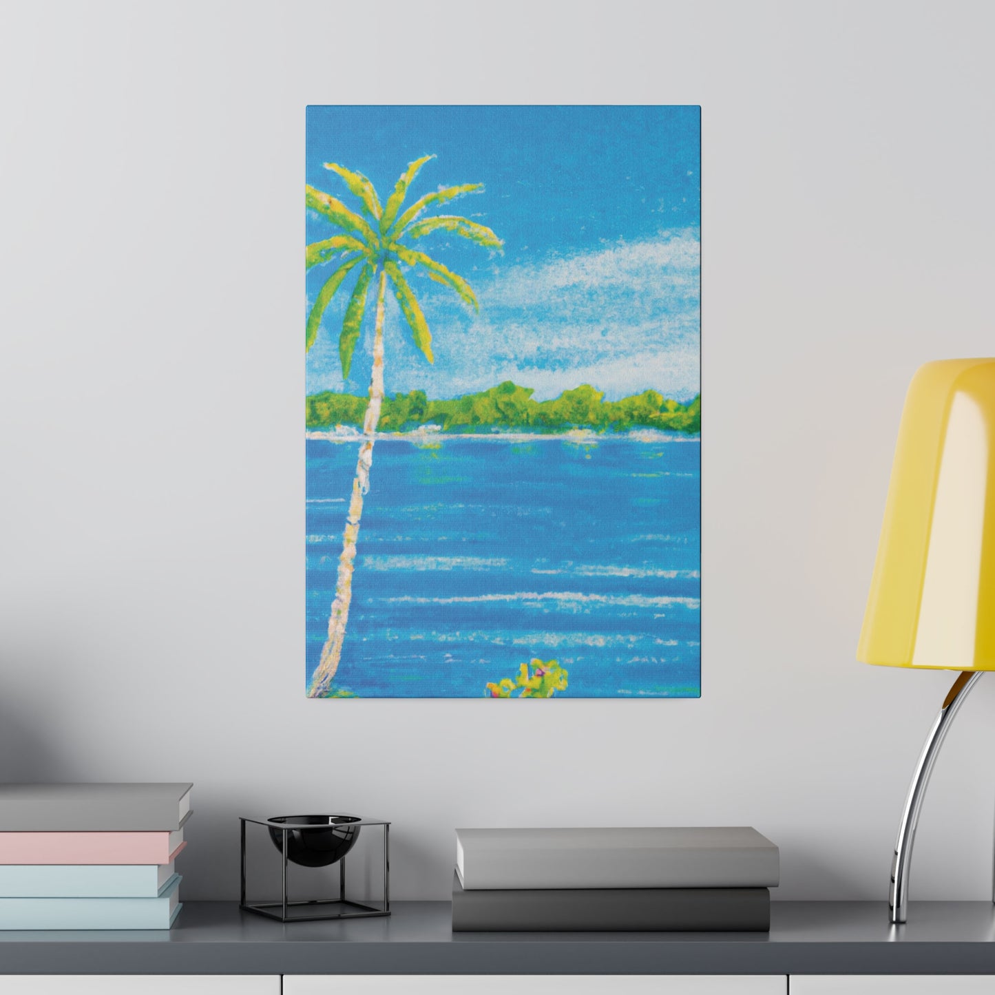 9803Q - Bahamas Ocean Painting Print | Bahamas | Ocean | Beach | Poster | Home Decor | Wall Art | Canvas