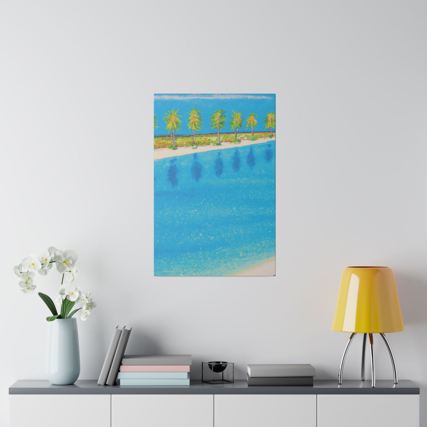 3877G - Bahamas Ocean Painting Print | Bahamas | Ocean | Beach | Poster | Home Decor | Wall Art | Canvas