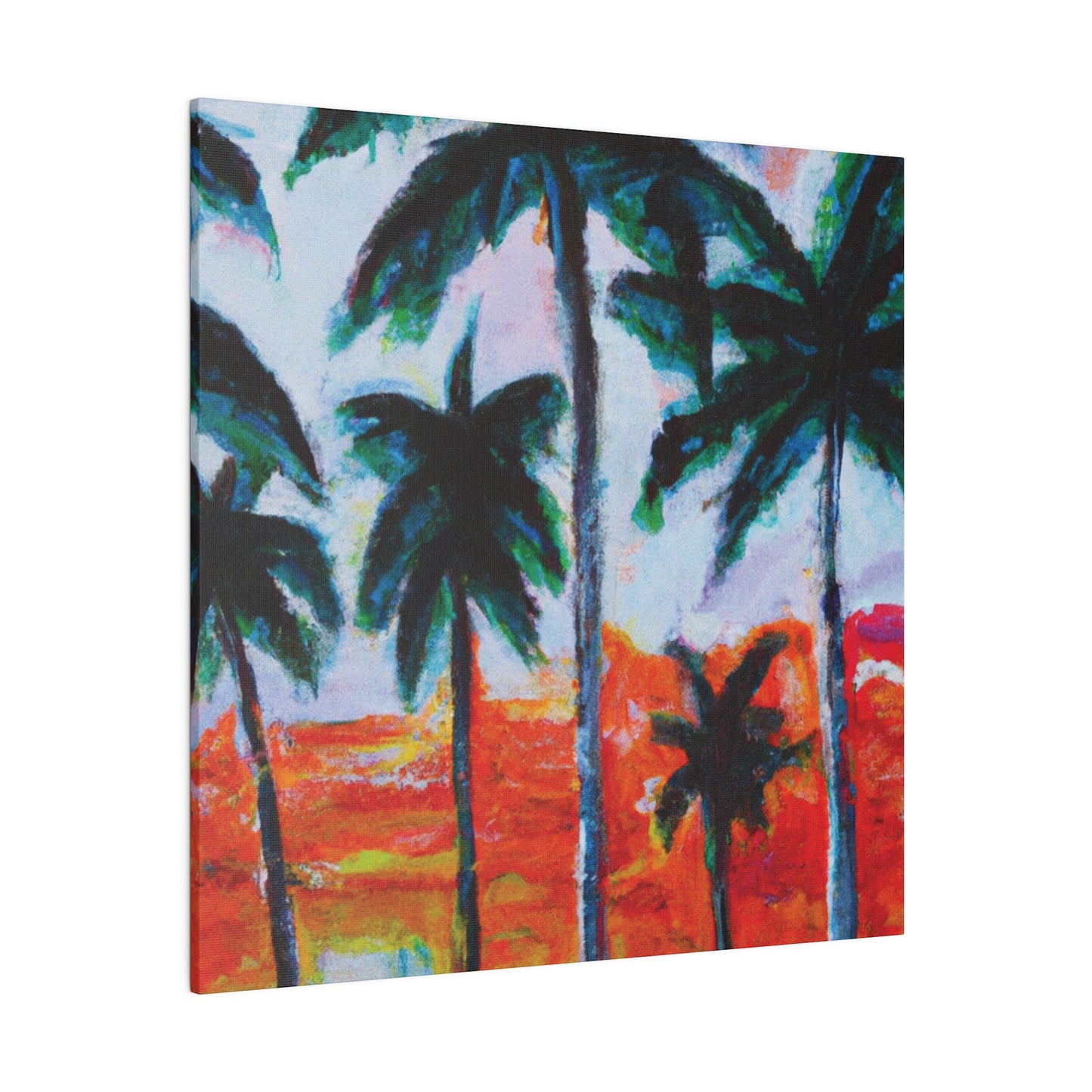 5398G - Miami Beach Sunset Painting Print | Miami | Beach | Sunset | Poster | Home Decor | Wall Art | Canvas