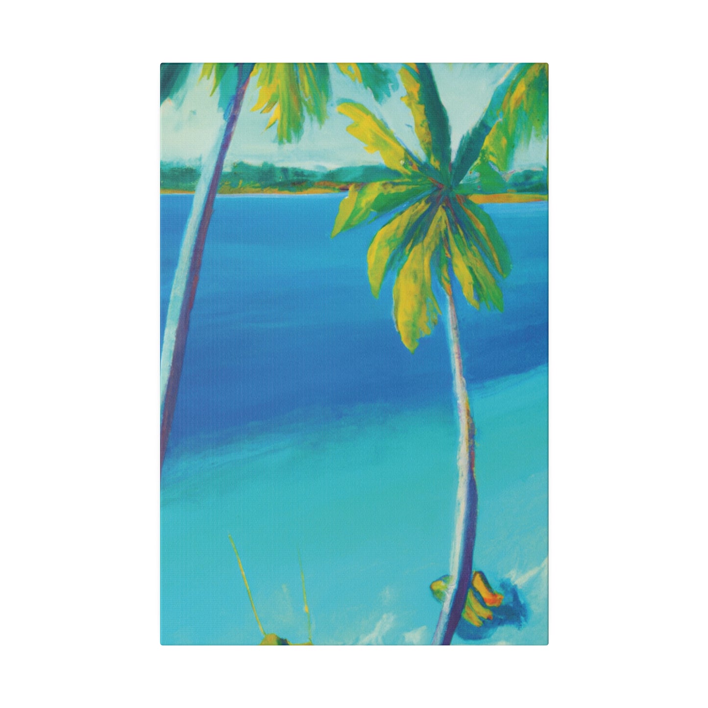 7593L - Bahamas Ocean Painting Print | Bahamas | Ocean | Beach | Poster | Home Decor | Wall Art | Canvas