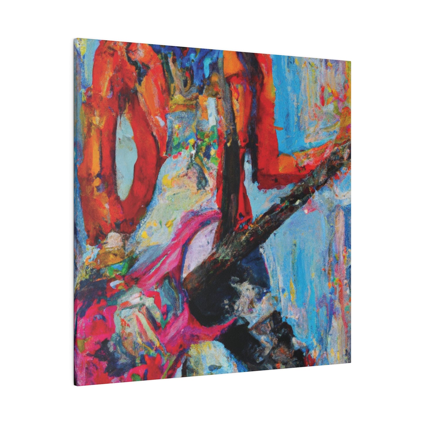 3189X - Rockstar Oil Painting Style Print | Poster | Home Decor | Wall Art | Music Art | Canvas