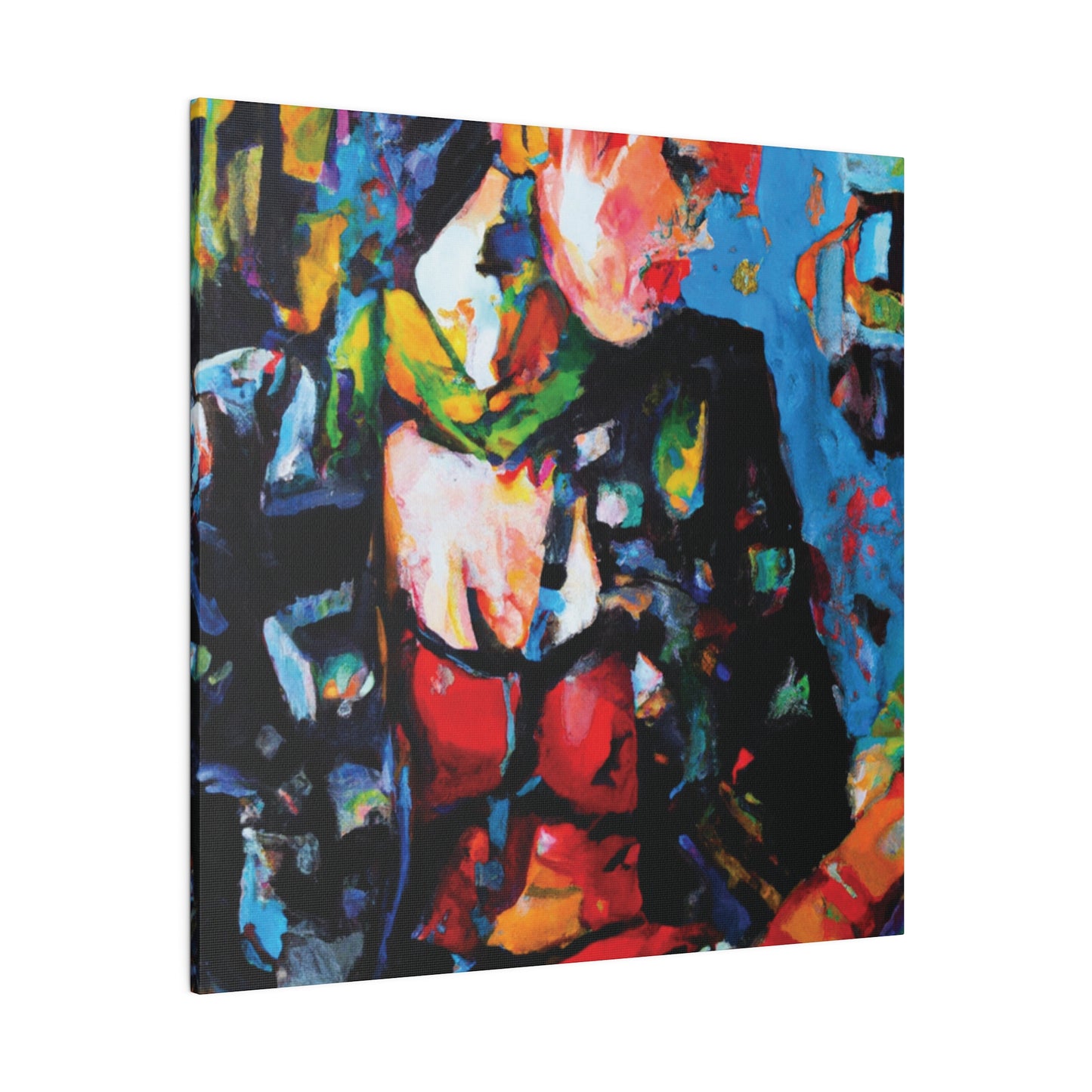 9602B - Rockstar Oil Painting Style Print | Poster | Home Decor | Wall Art | Music Art | Canvas