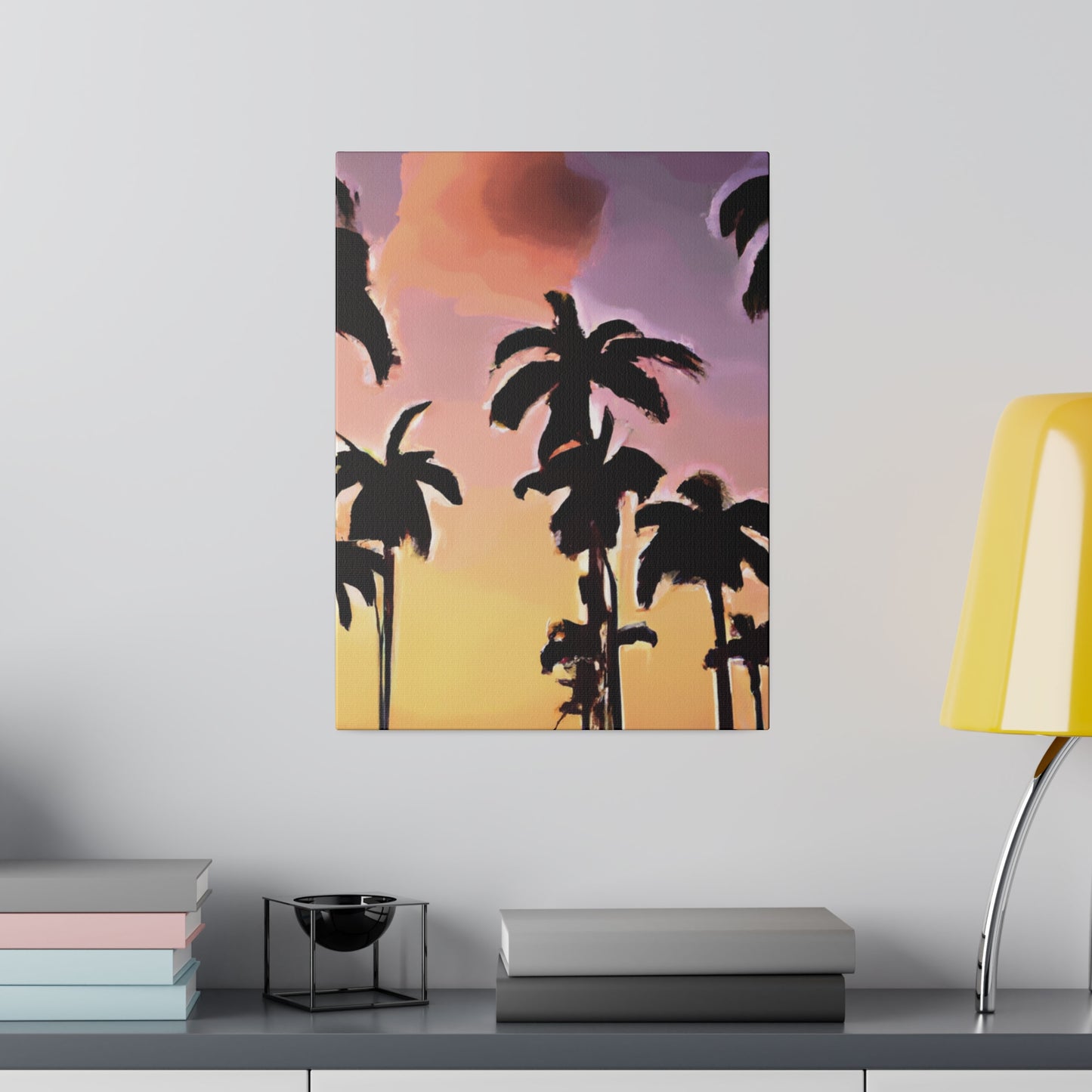 7792Z - Miami Beach Sunset Painting Print | Miami | Beach | Sunset | Poster | Home Decor | Wall Art | Canvas