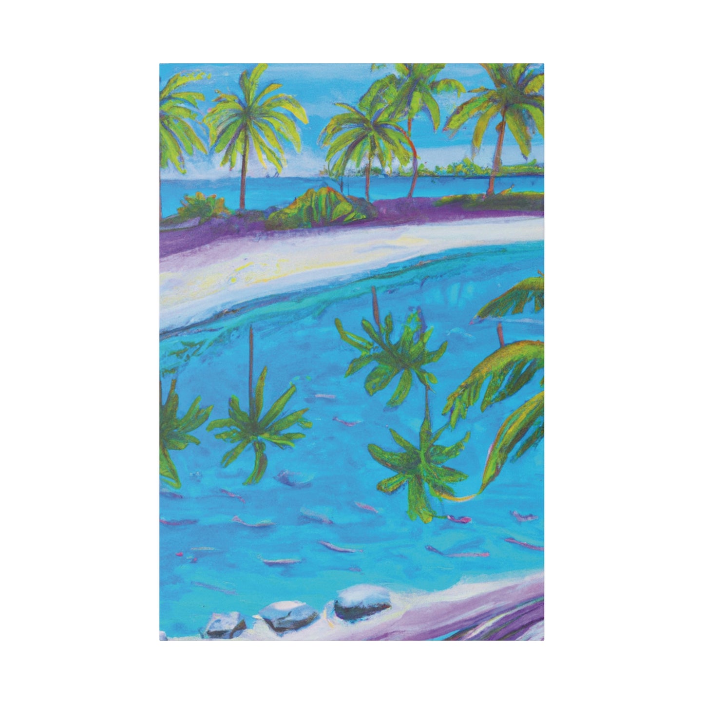 9138P - Bahamas Ocean Painting Print | Bahamas | Ocean | Beach | Poster | Home Decor | Wall Art | Canvas