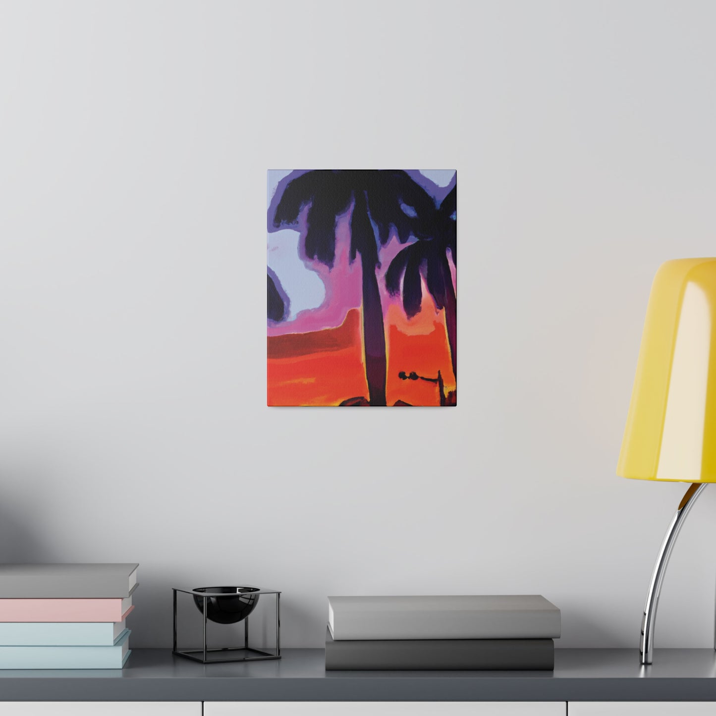 8187A - Miami Beach Sunset Painting Print | Miami | Beach | Sunset | Poster | Home Decor | Wall Art | Canvas