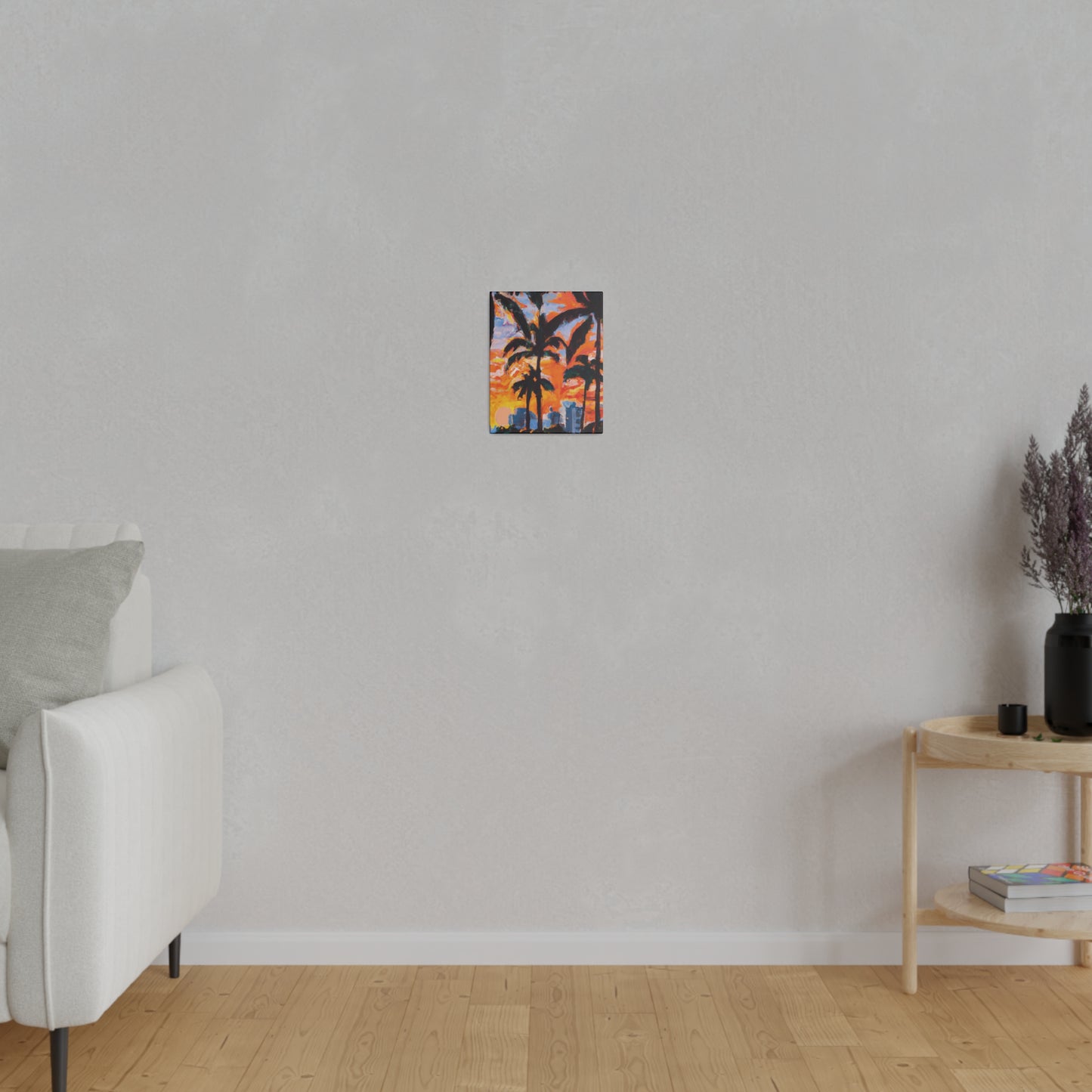 8957Q - Miami Beach Sunset Painting Print | Miami | Beach | Sunset | Poster | Home Decor | Wall Art | Canvas