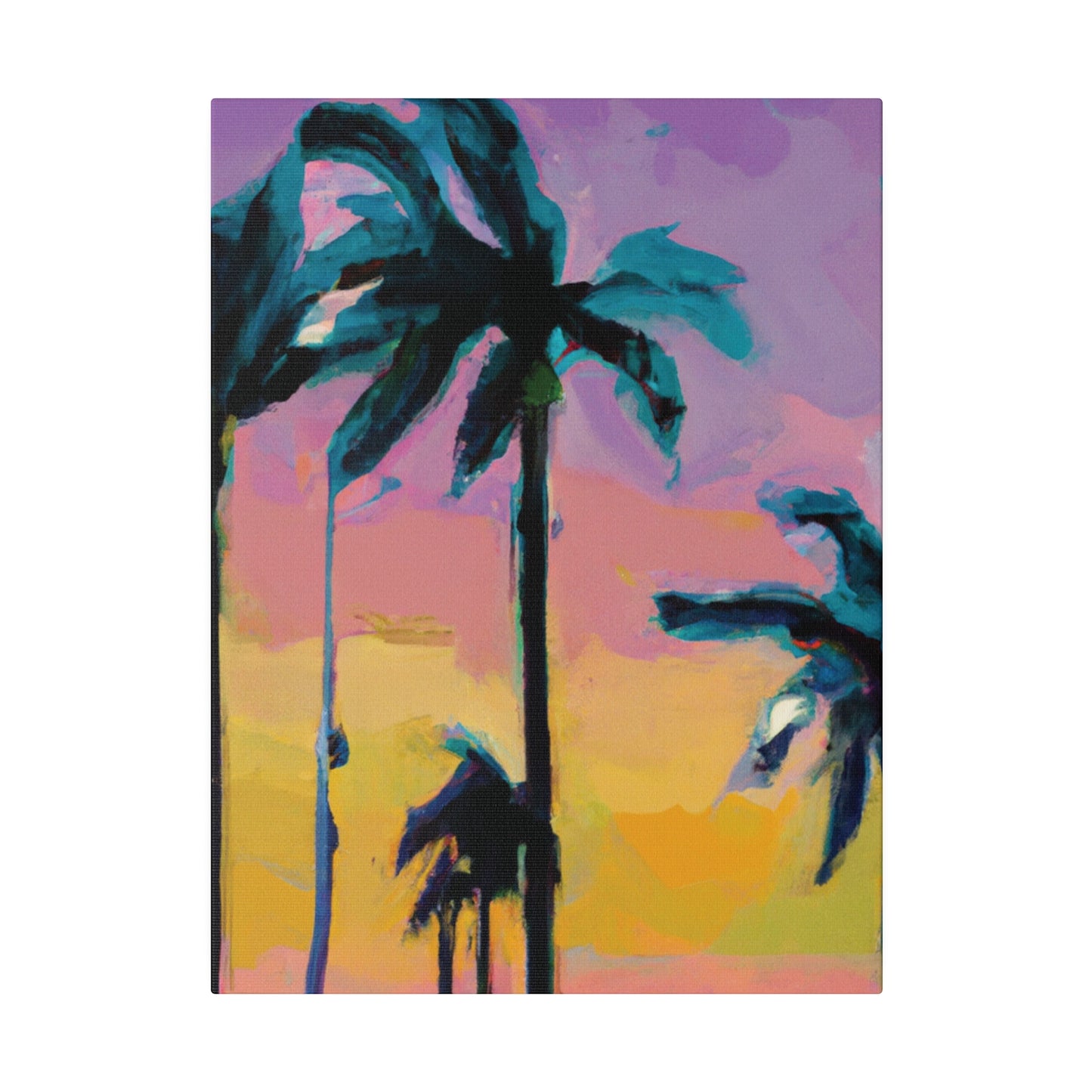 510K - Miami Beach Sunset Painting Print | Miami | Beach | Sunset | Poster | Home Decor | Wall Art | Canvas