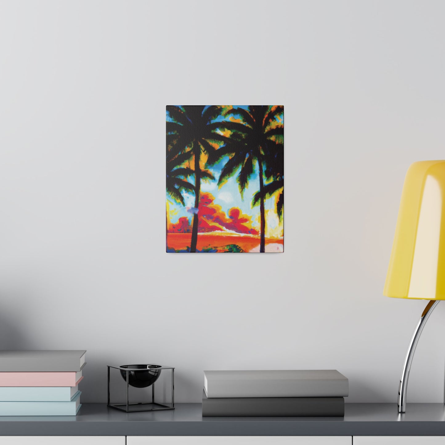 941Q - Miami Beach Sunset Painting Print | Miami | Beach | Sunset | Poster | Home Decor | Wall Art | Canvas