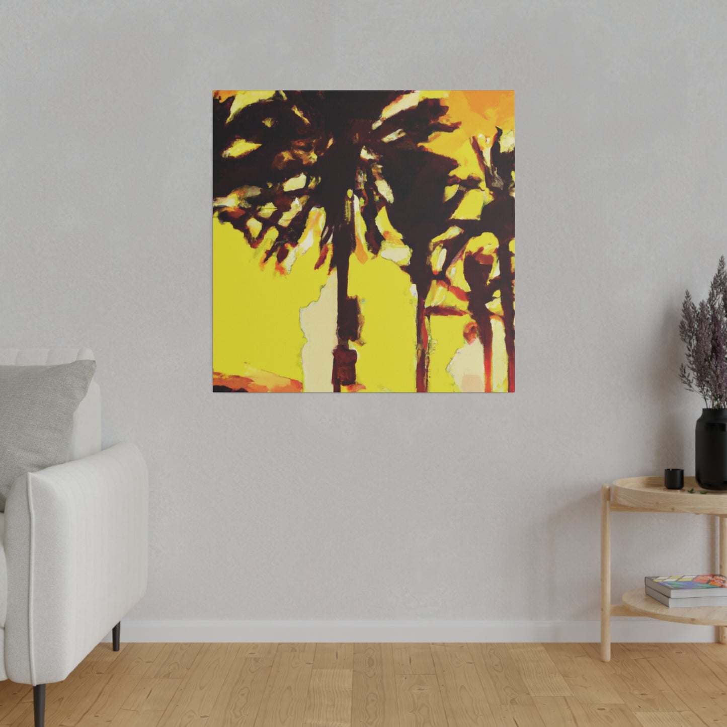 8336Q - Miami Beach Sunset Painting Print | Miami | Beach | Sunset | Poster | Home Decor | Wall Art | Canvas