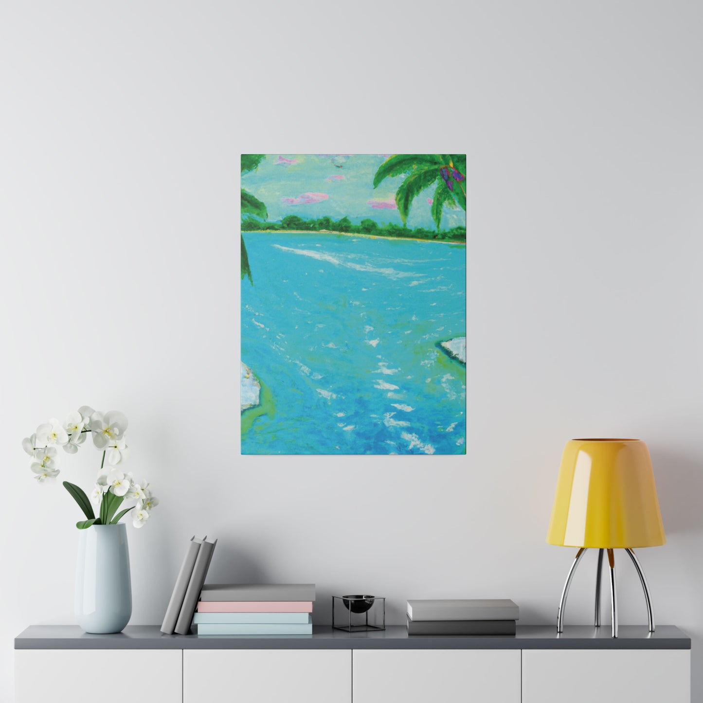 6527F - Bahamas Ocean Painting Print | Bahamas | Ocean | Beach | Poster | Home Decor | Wall Art | Canvas