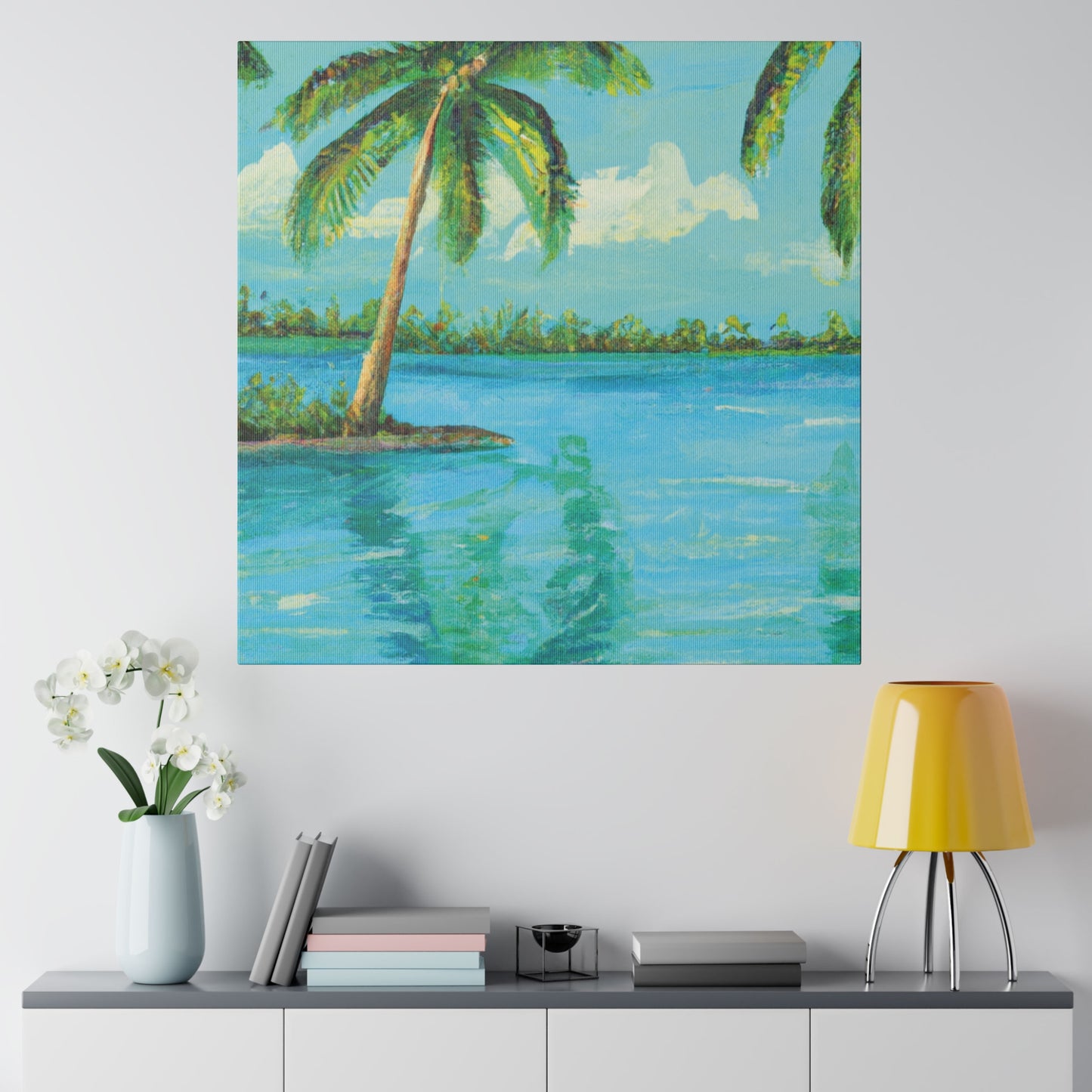 8276T - Bahamas Ocean Painting Print | Bahamas | Ocean | Beach | Poster | Home Decor | Wall Art | Canvas