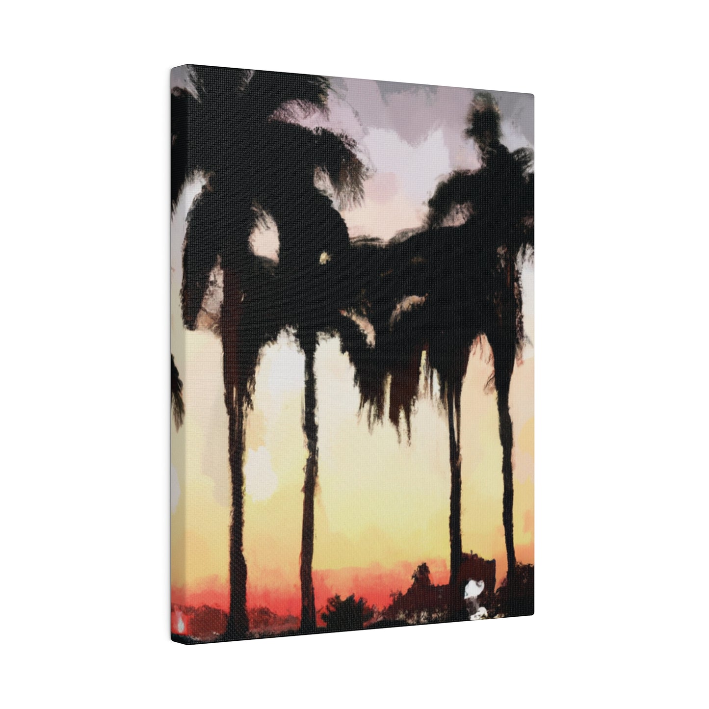 4763J - Miami Beach Sunset Painting Print | Miami | Beach | Sunset | Poster | Home Decor | Wall Art | Canvas