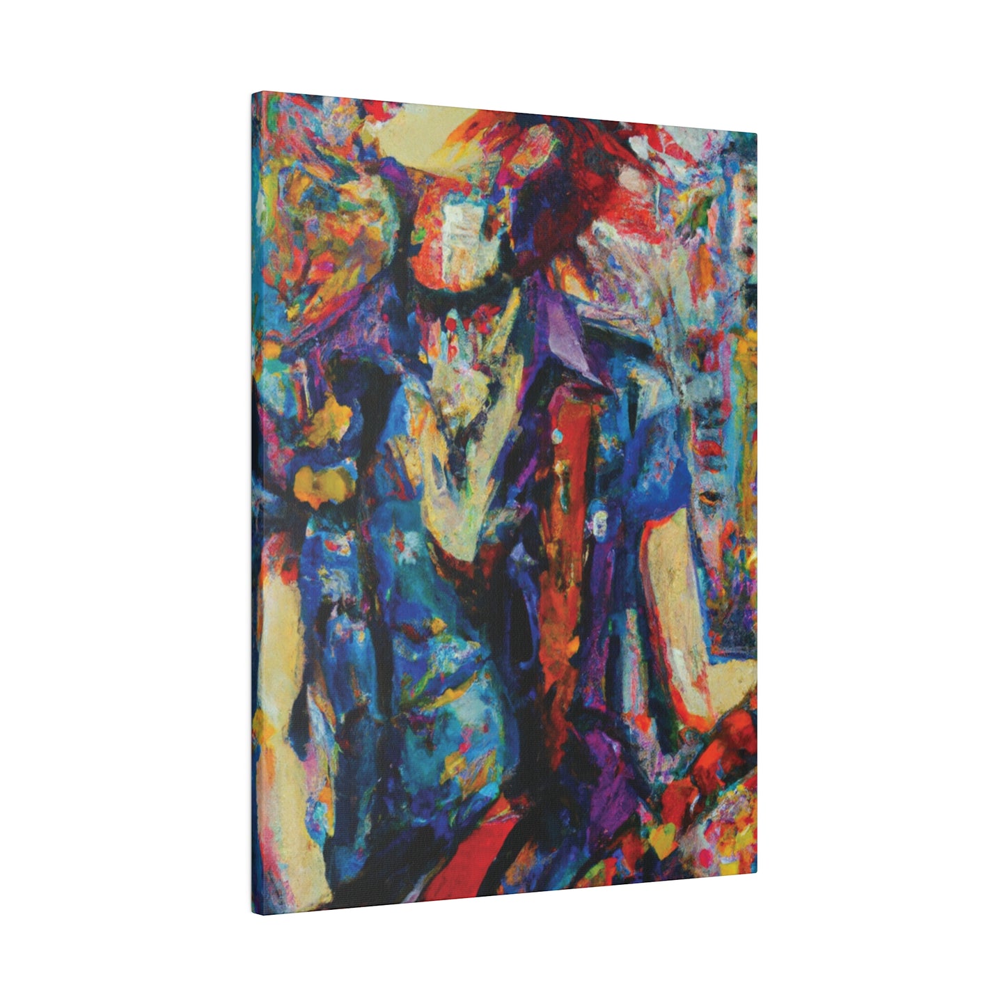 9667F - Rockstar Oil Painting Style Print | Poster | Home Decor | Wall Art | Music Art | Canvas