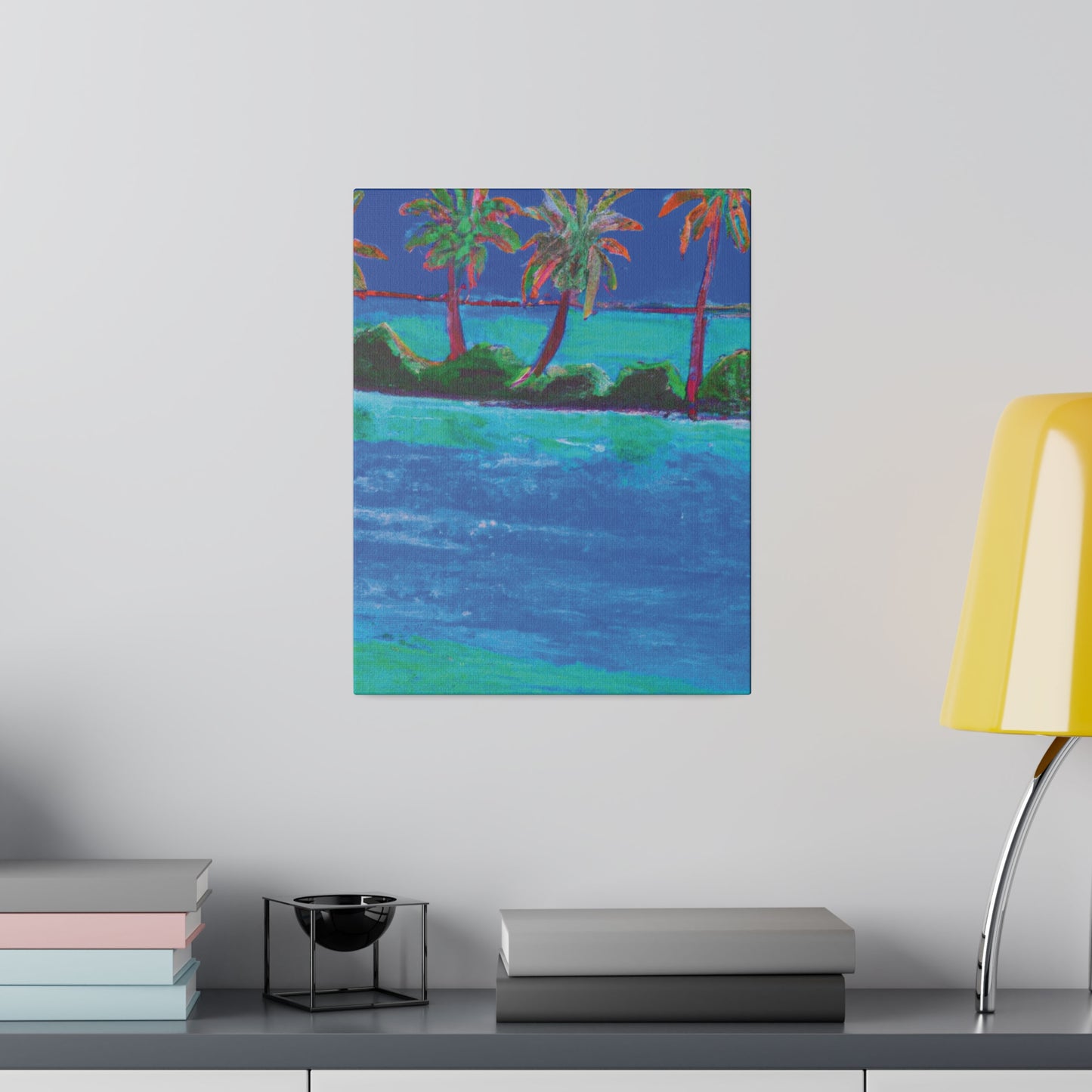 7454G - Bahamas Ocean Painting Print | Bahamas | Ocean | Beach | Poster | Home Decor | Wall Art | Canvas