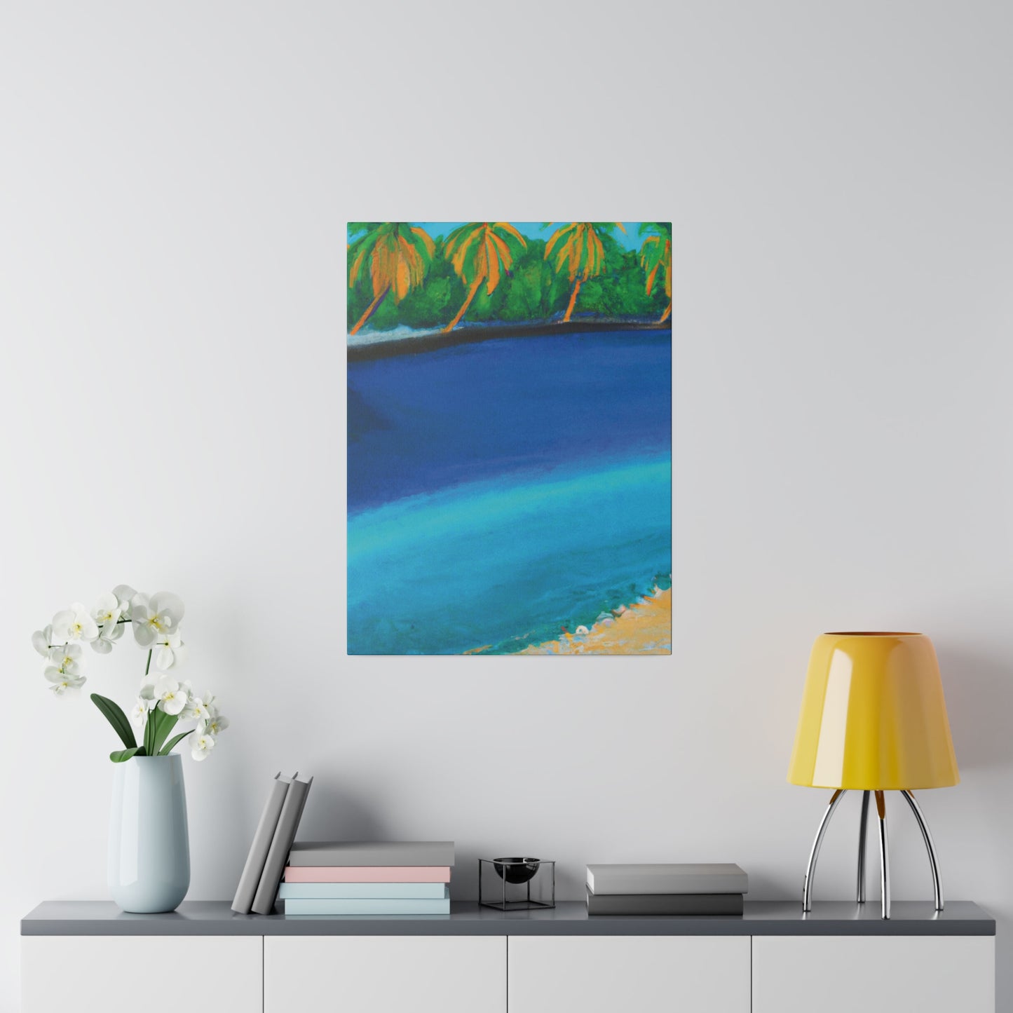 4195T - Bahamas Ocean Painting Print | Bahamas | Ocean | Beach | Poster | Home Decor | Wall Art | Canvas