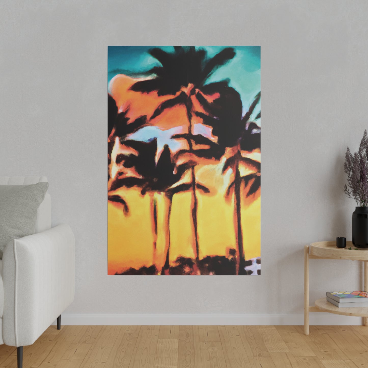 6306Z - Miami Beach Sunset Painting Print | Miami | Beach | Sunset | Poster | Home Decor | Wall Art | Canvas