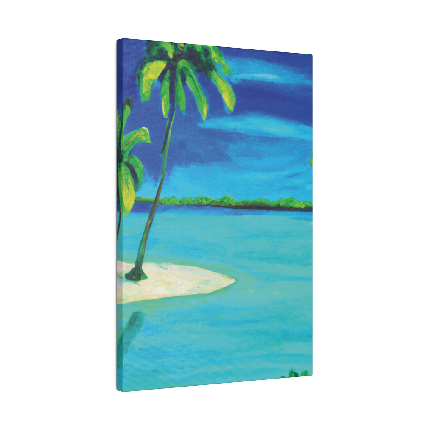 7352P - Bahamas Ocean Painting Print | Bahamas | Ocean | Beach | Poster | Home Decor | Wall Art | Canvas