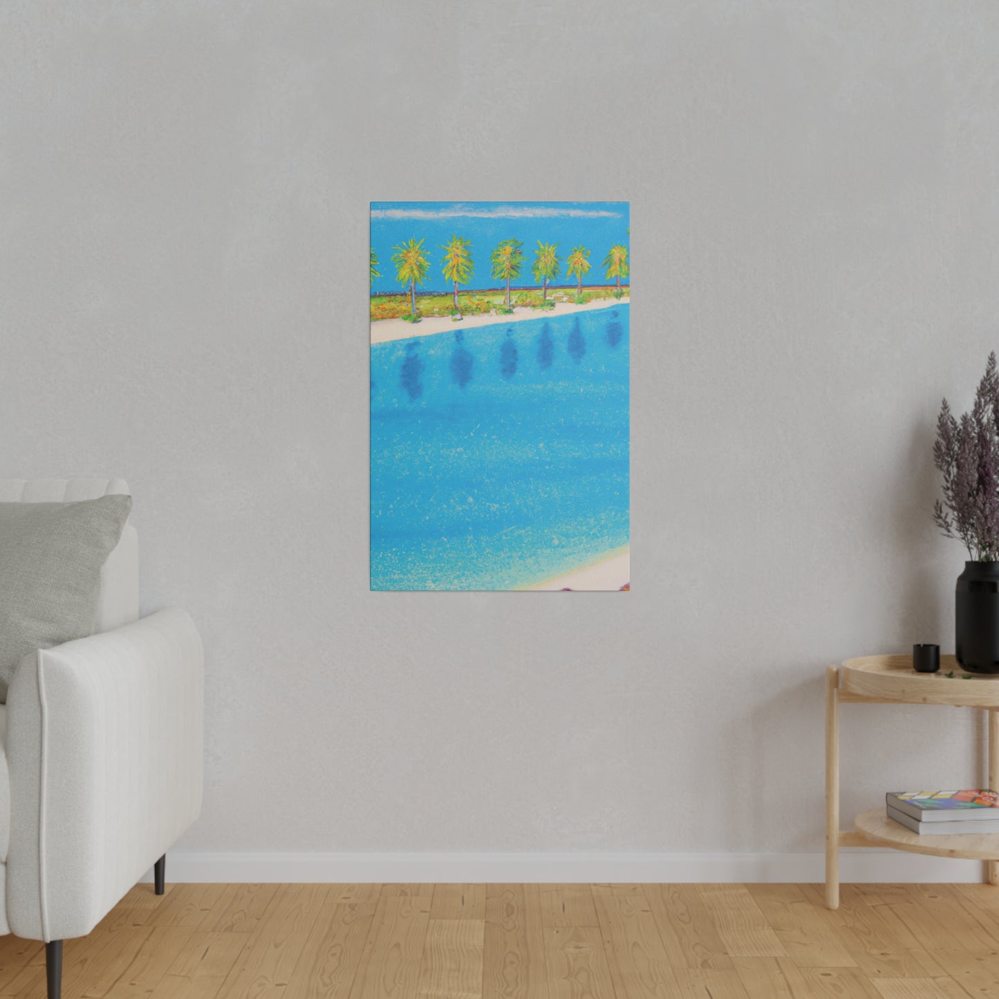 3877G - Bahamas Ocean Painting Print | Bahamas | Ocean | Beach | Poster | Home Decor | Wall Art | Canvas