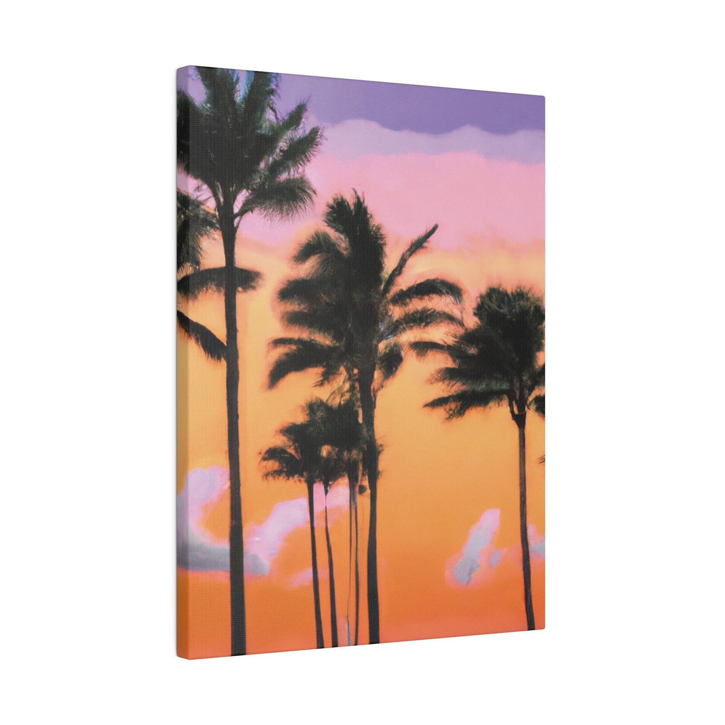 4126T - Miami Beach Sunset Painting Print | Miami | Beach | Sunset | Poster | Home Decor | Wall Art | Canvas