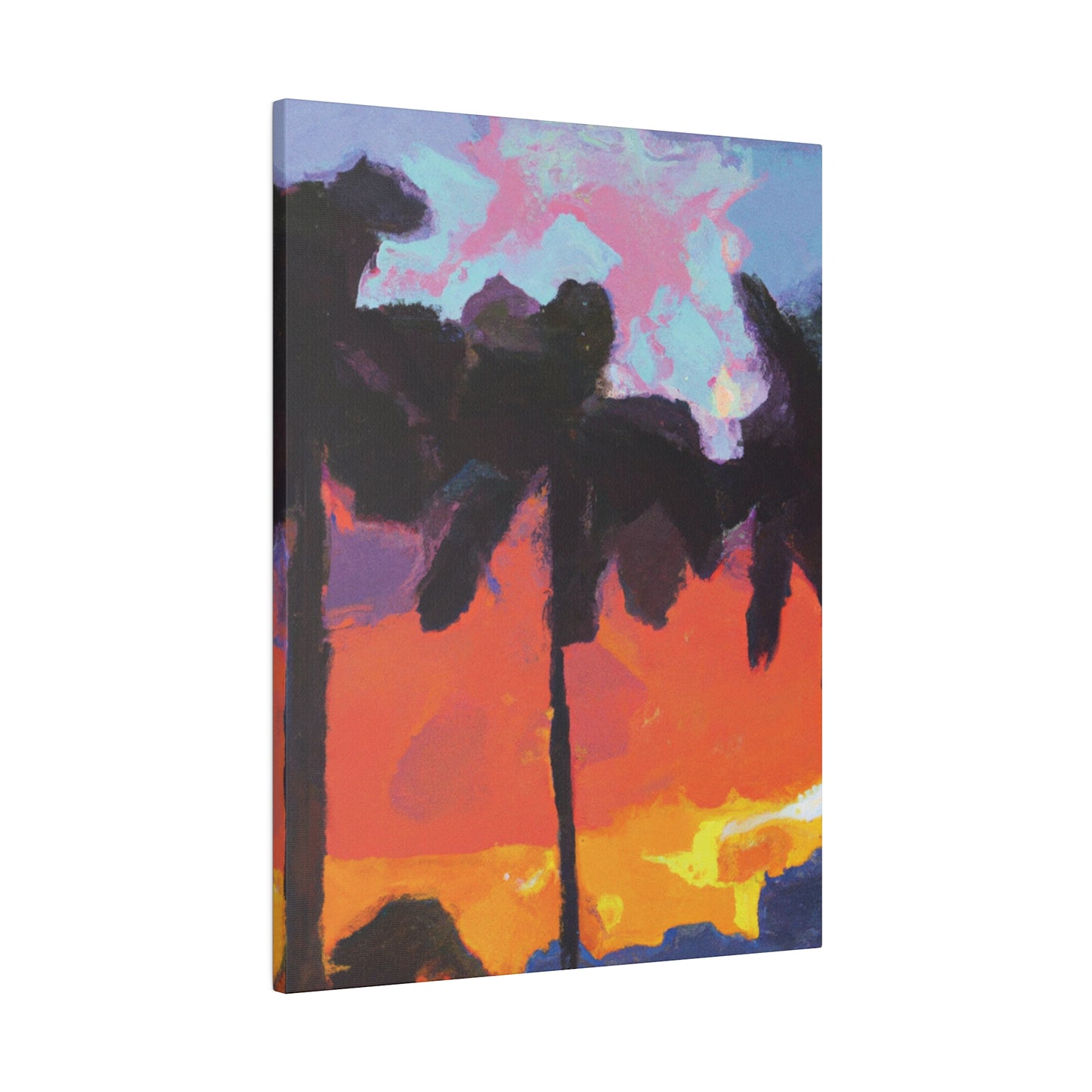 9276D - Miami Beach Sunset Painting Print | Miami | Beach | Sunset | Poster | Home Decor | Wall Art | Canvas