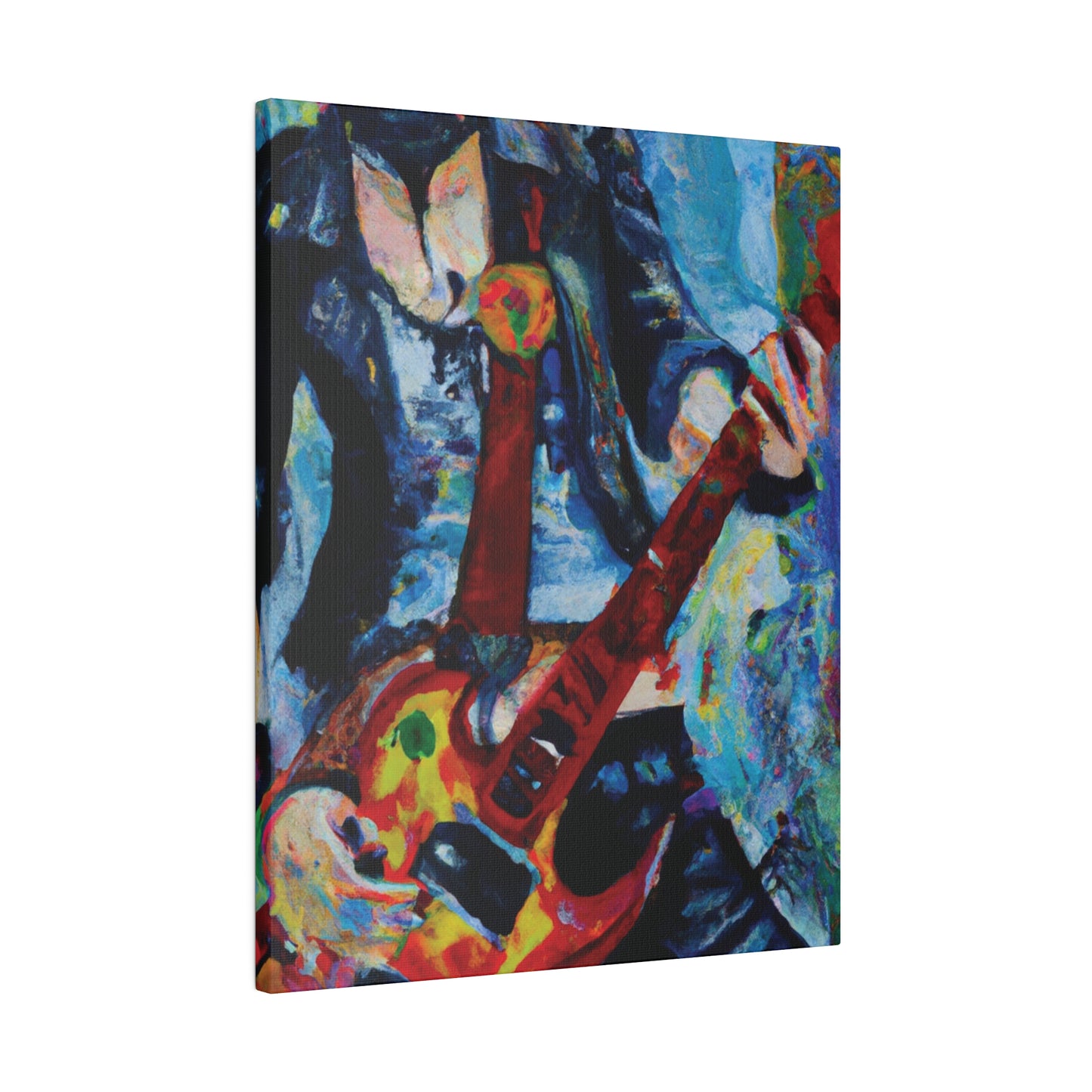 7105A - Rockstar Oil Painting Style Print | Poster | Home Decor | Wall Art | Music Art | Canvas