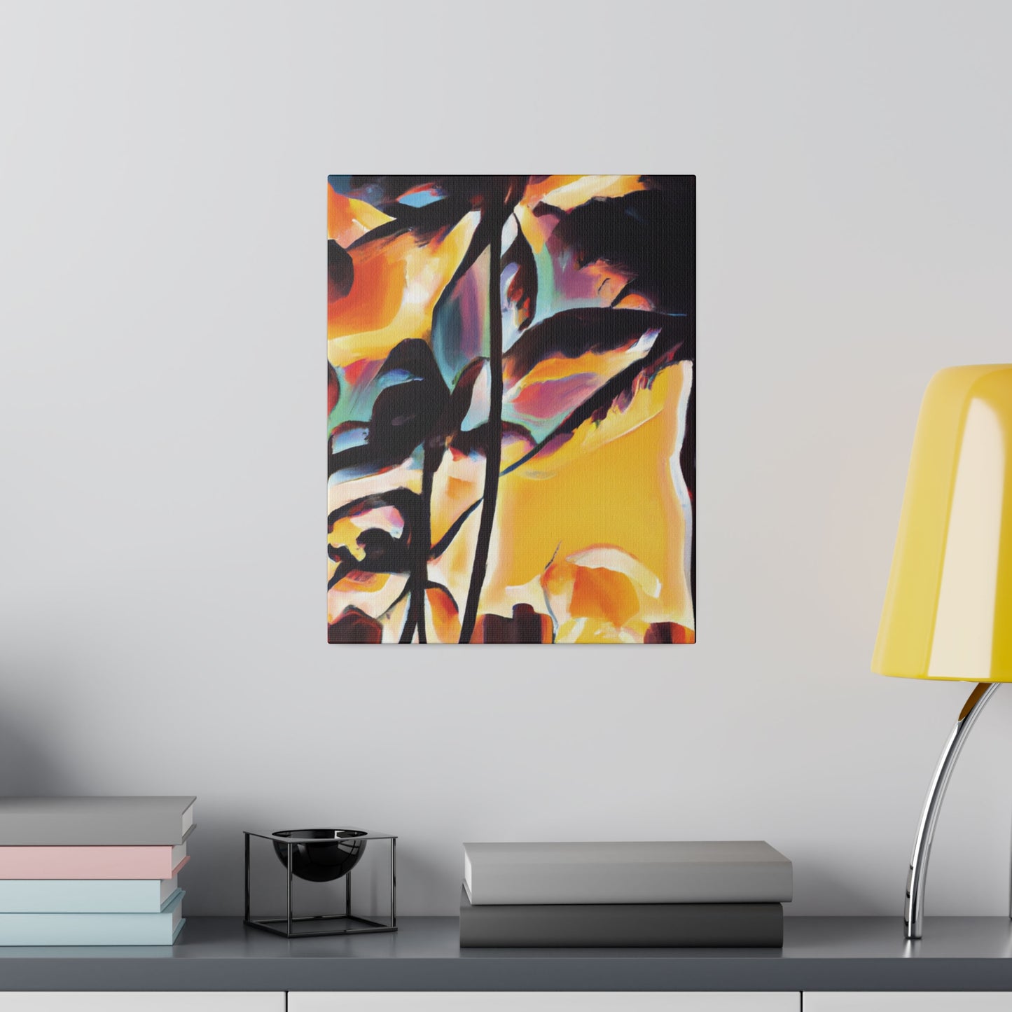 7343H - Miami Beach Sunset Painting Print | Miami | Beach | Sunset | Poster | Home Decor | Wall Art | Canvas