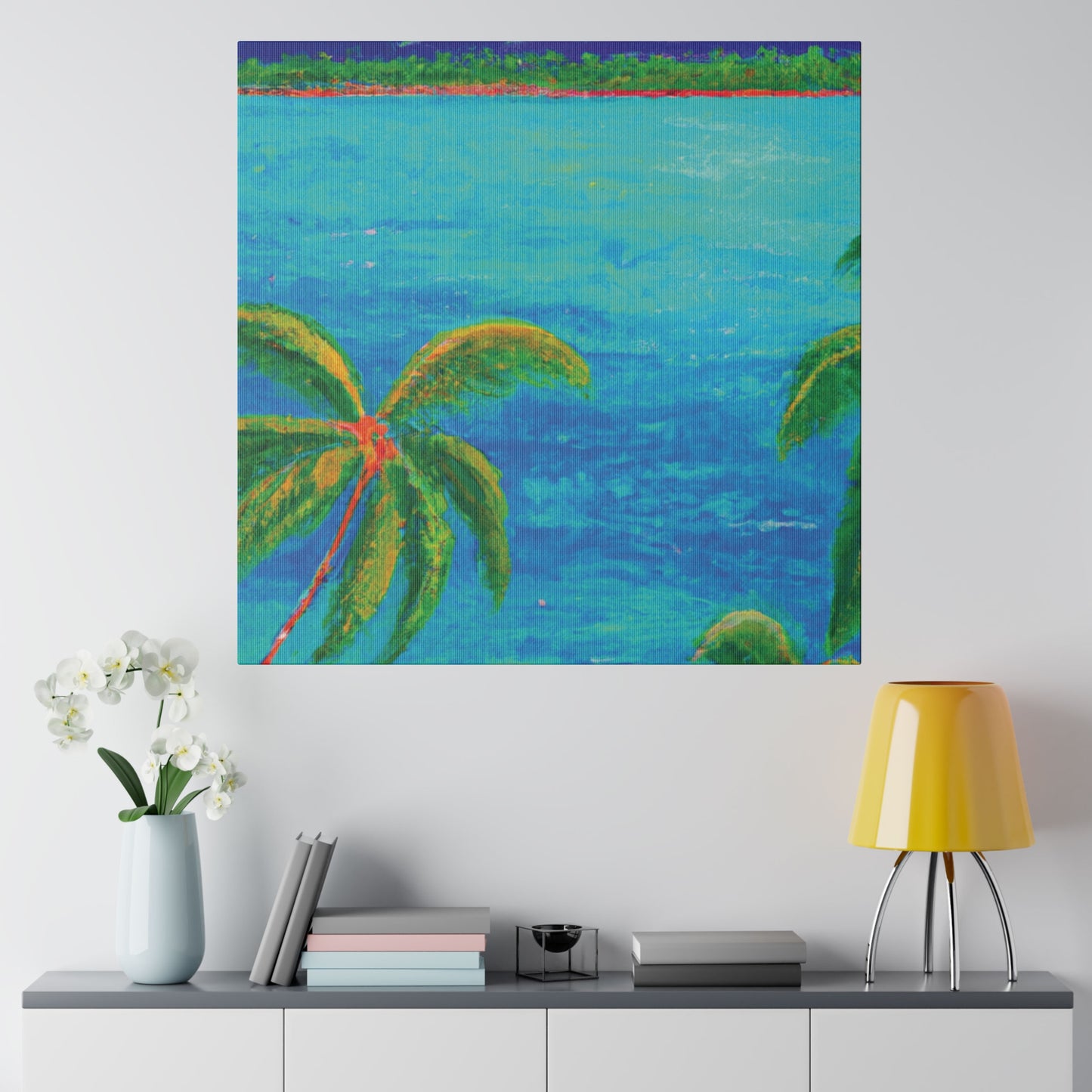 5654U - Bahamas Ocean Painting Print | Bahamas | Ocean | Beach | Poster | Home Decor | Wall Art | Canvas