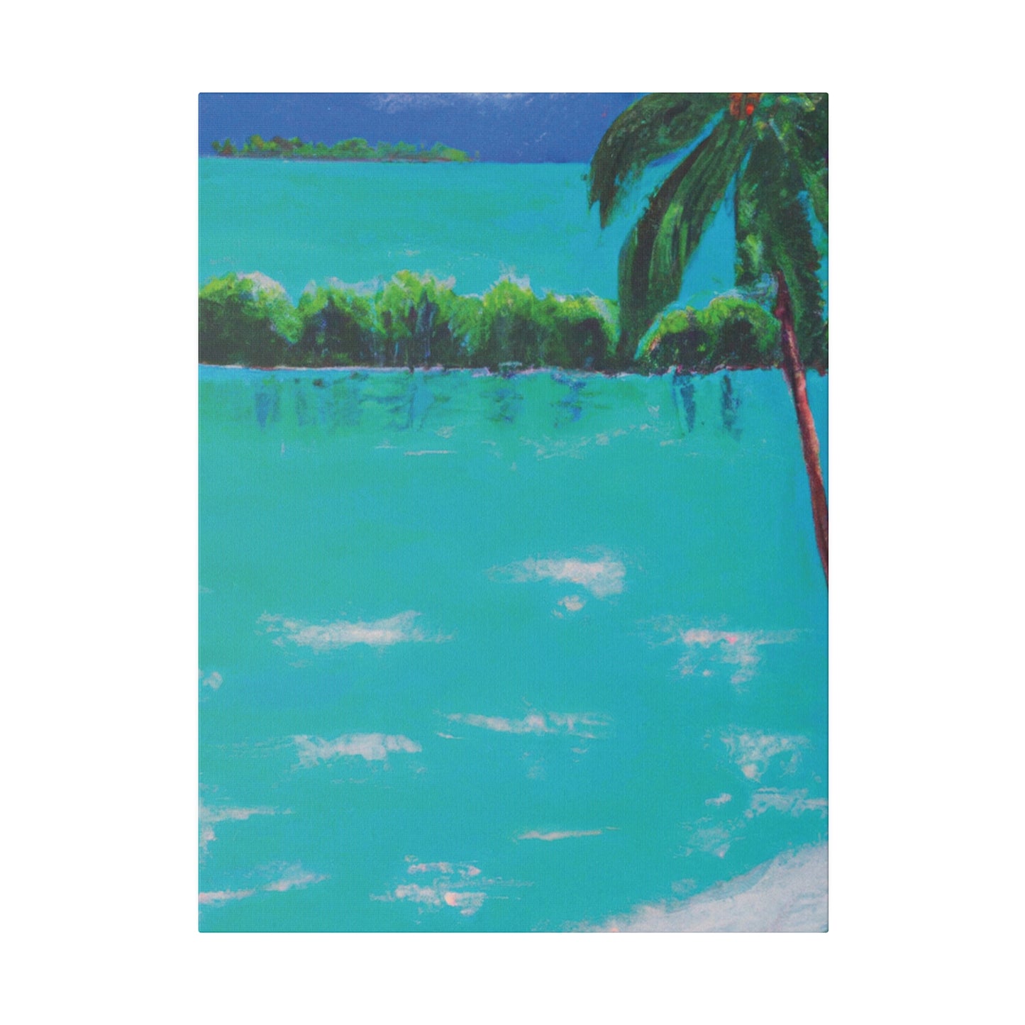 9108Q - Bahamas Ocean Painting Print | Bahamas | Ocean | Beach | Poster | Home Decor | Wall Art | Canvas