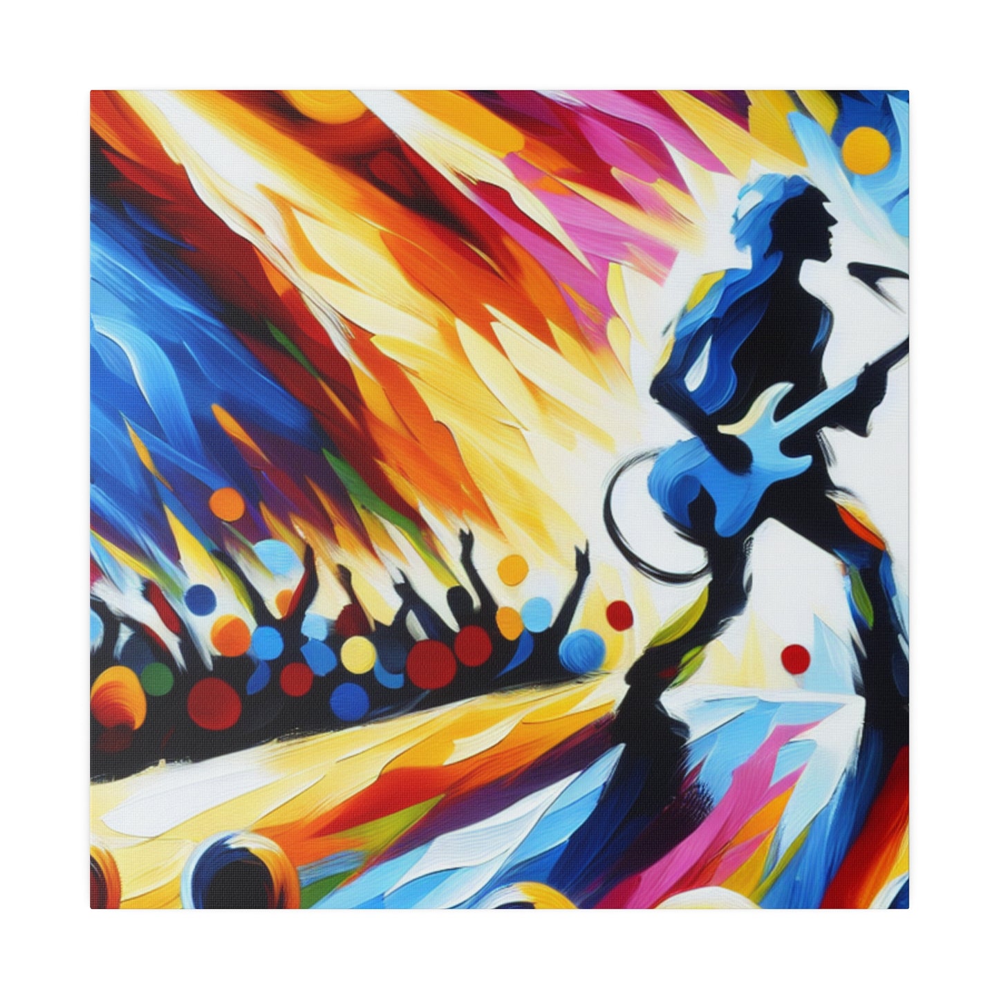 Isabella Fiorucci - Rockstar Painting Print | Face | Abstract | Poster | Home Decor | Wall Art | Music Art | Canvas