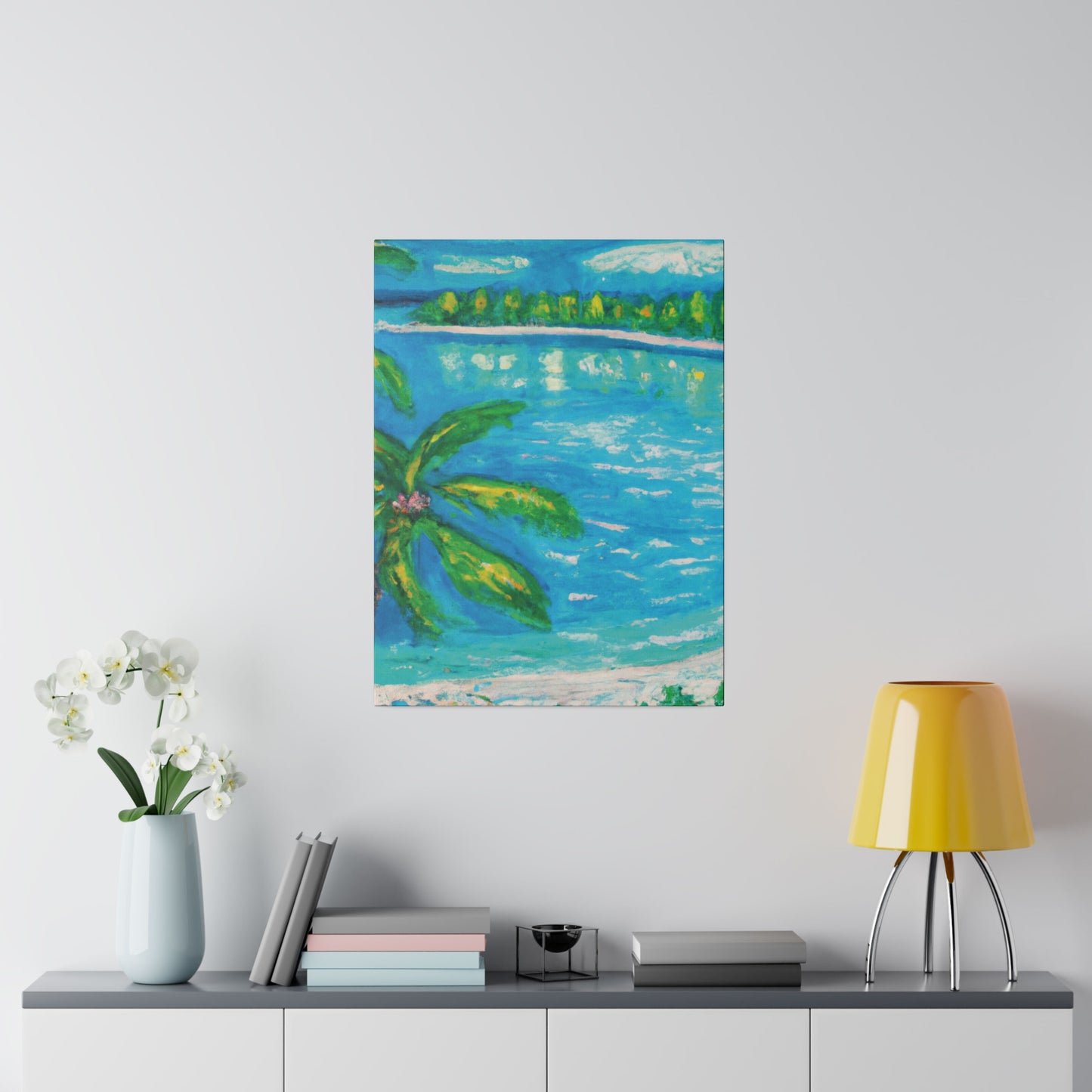 8776T - Bahamas Ocean Painting Print | Bahamas | Ocean | Beach | Poster | Home Decor | Wall Art | Canvas