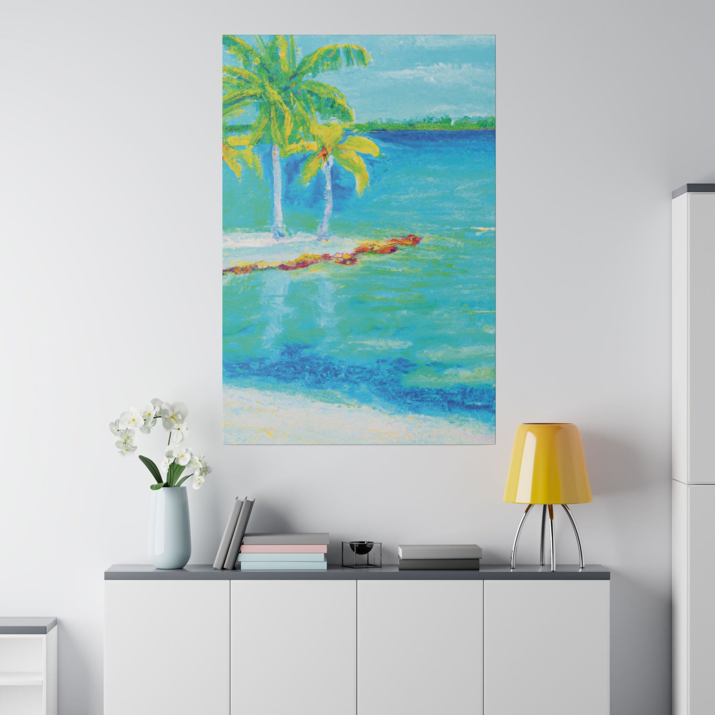 4444R - Bahamas Ocean Painting Print | Bahamas | Ocean | Beach | Poster | Home Decor | Wall Art | Canvas