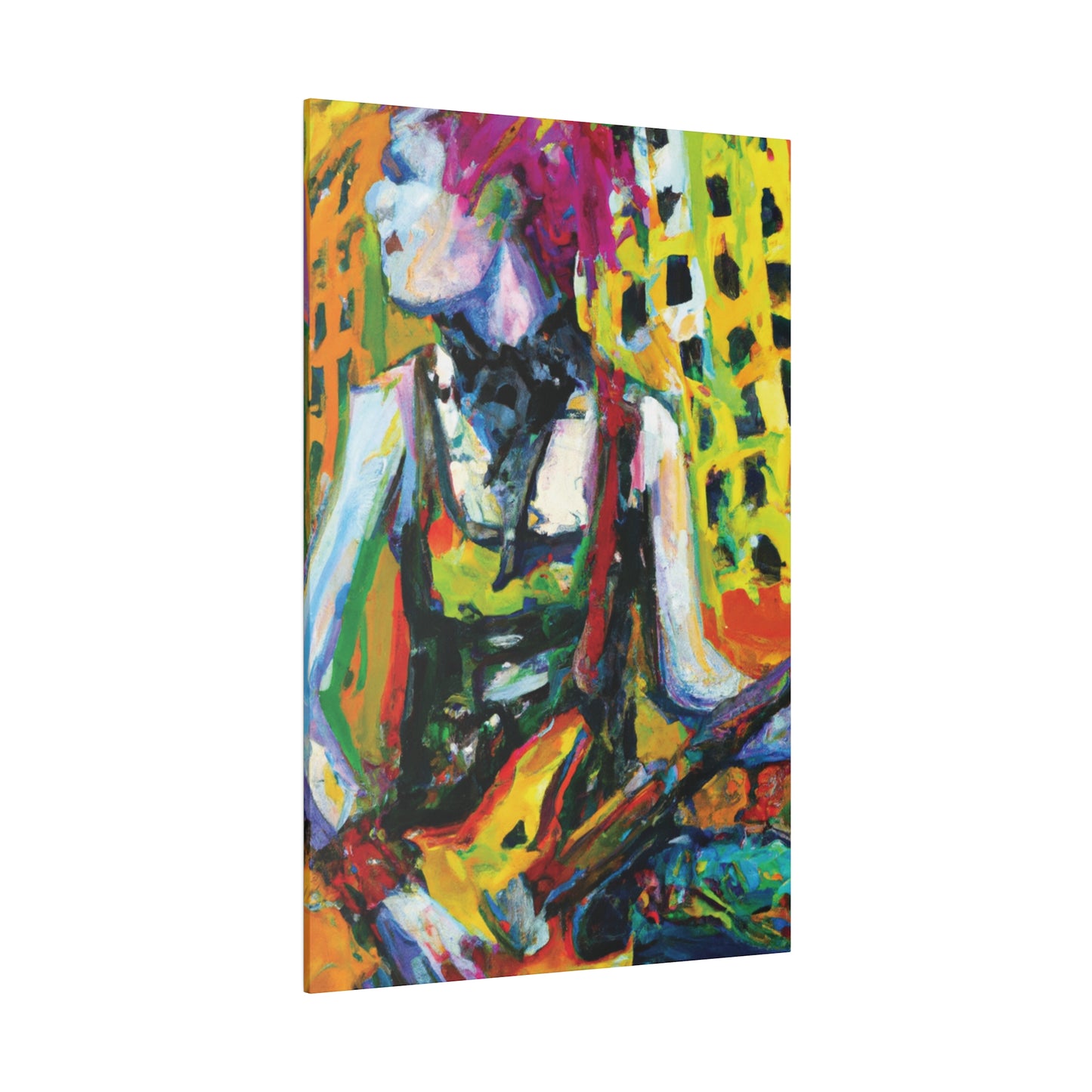 4793Z - Rockstar Oil Painting Style Print | Poster | Home Decor | Wall Art | Music Art | Canvas