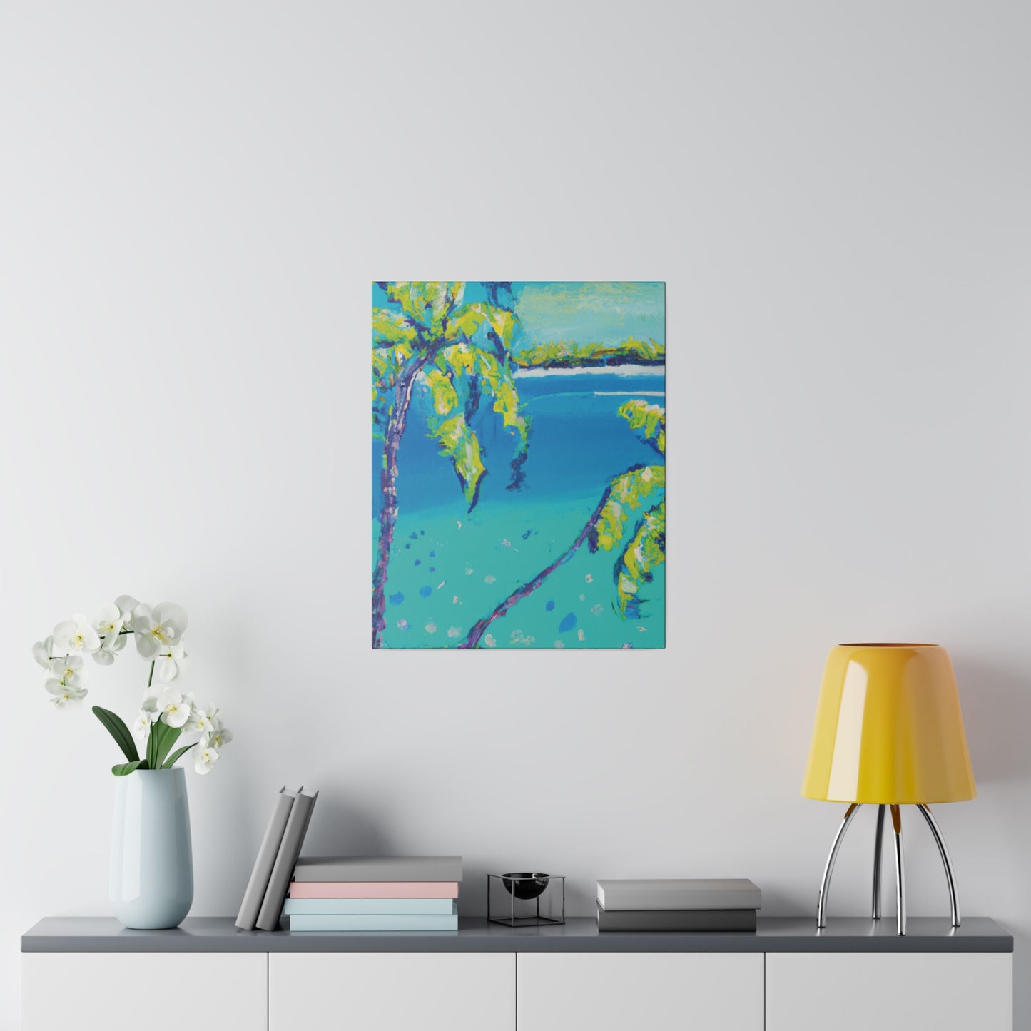 4893N - Bahamas Ocean Painting Print | Bahamas | Ocean | Beach | Poster | Home Decor | Wall Art | Canvas