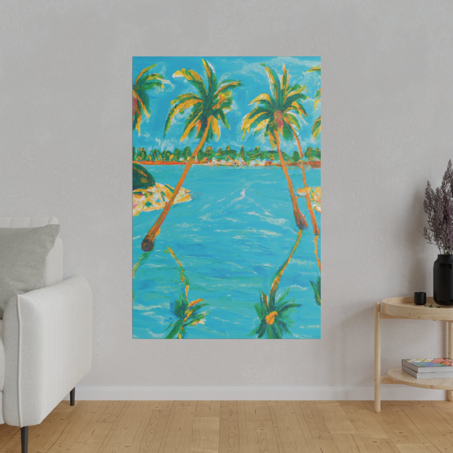 4338G - Bahamas Ocean Painting Print | Bahamas | Ocean | Beach | Poster | Home Decor | Wall Art | Canvas