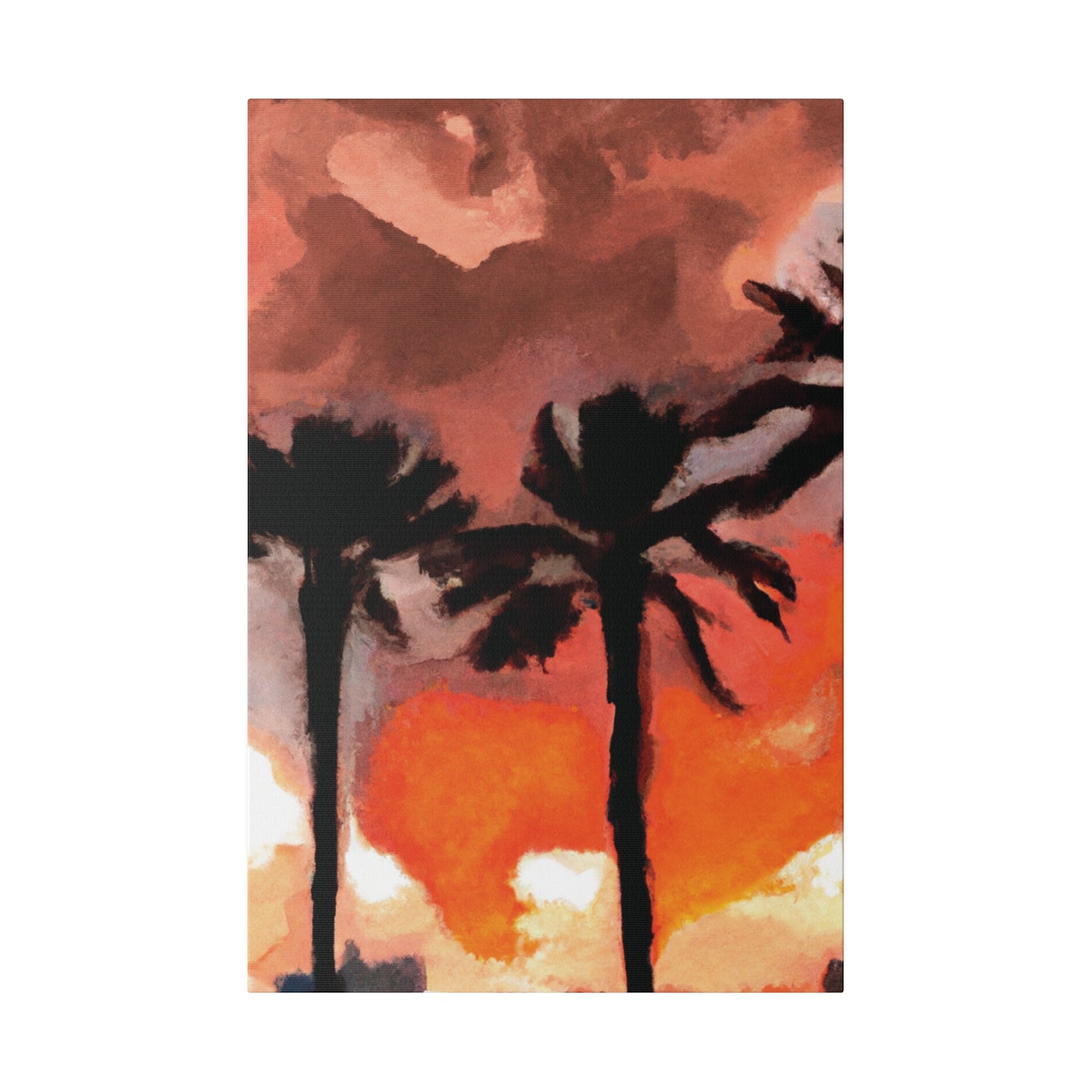 9073X - Miami Beach Sunset Painting Print | Miami | Beach | Sunset | Poster | Home Decor | Wall Art | Canvas