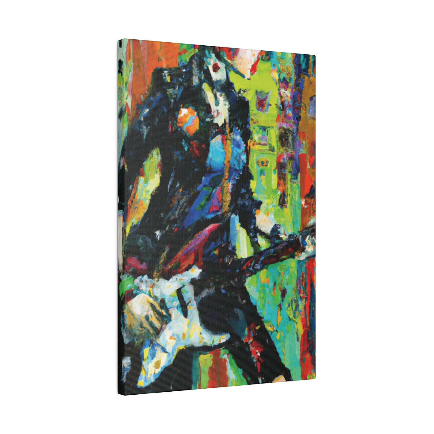 2760G - Rockstar Oil Painting Style Print | Poster | Home Decor | Wall Art | Music Art | Canvas