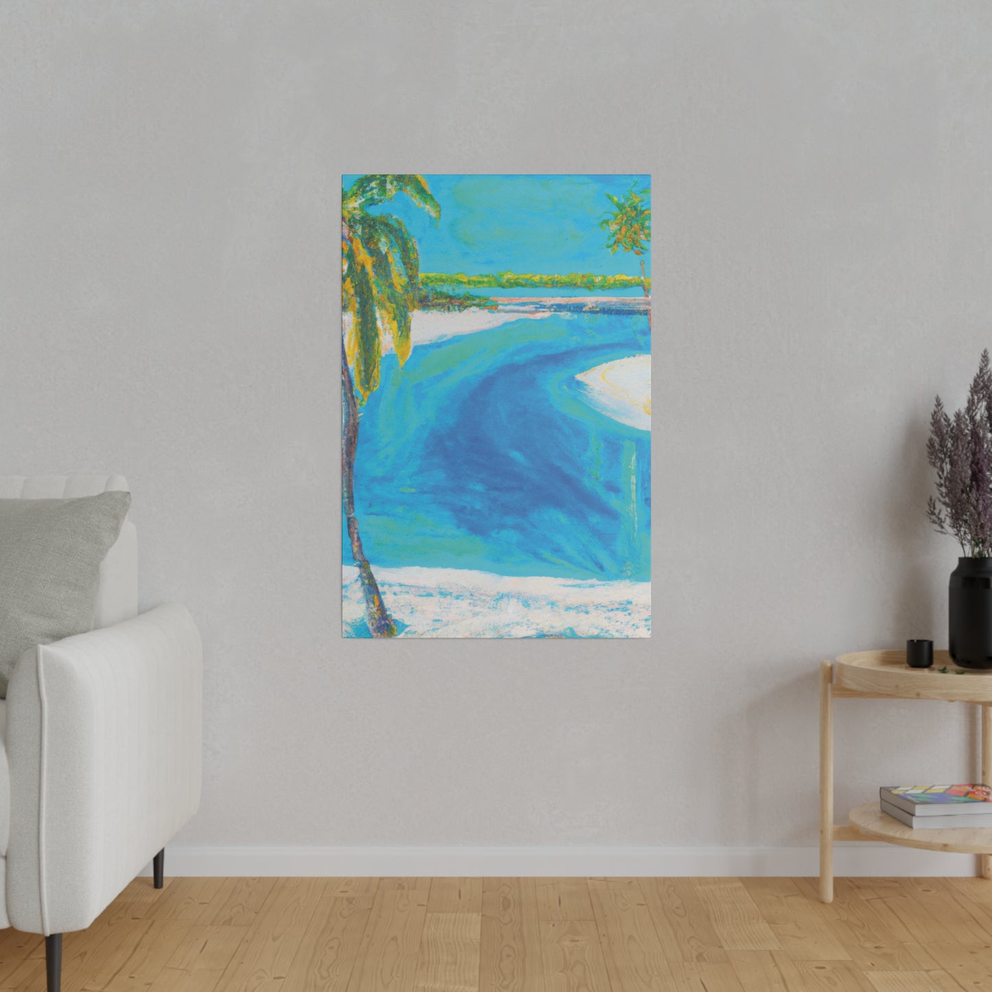 9106H - Bahamas Ocean Painting Print | Bahamas | Ocean | Beach | Poster | Home Decor | Wall Art | Canvas