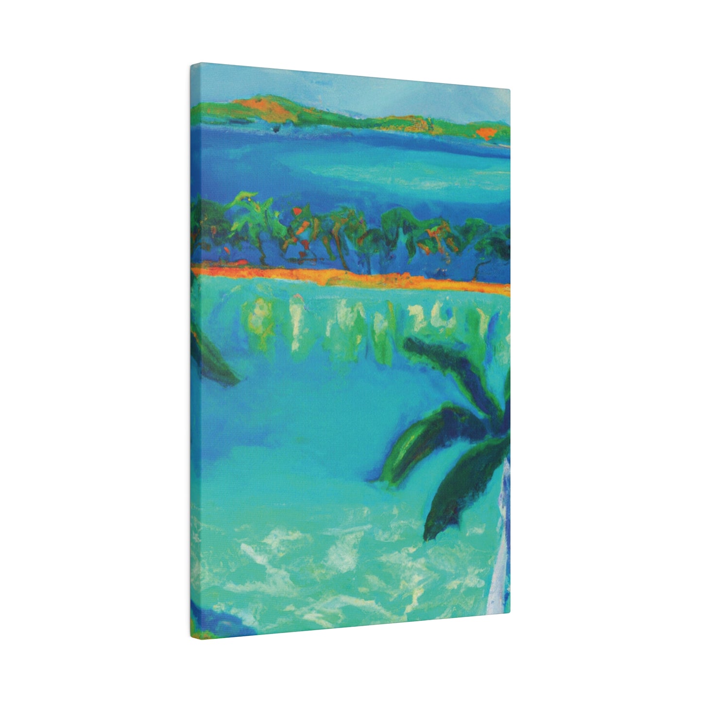 3784F - Bahamas Ocean Painting Print | Bahamas | Ocean | Beach | Poster | Home Decor | Wall Art | Canvas