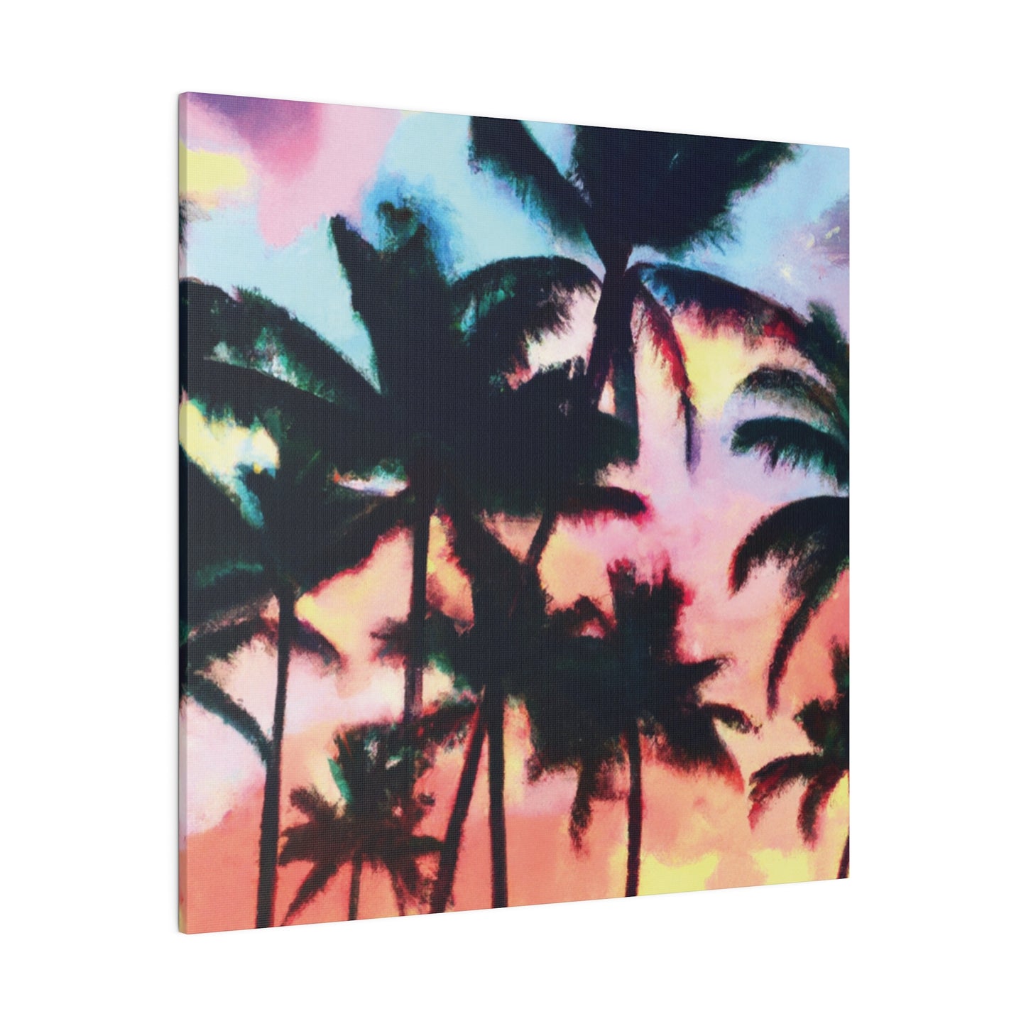 5231V - Miami Beach Sunset Painting Print | Miami | Beach | Sunset | Poster | Home Decor | Wall Art | Canvas