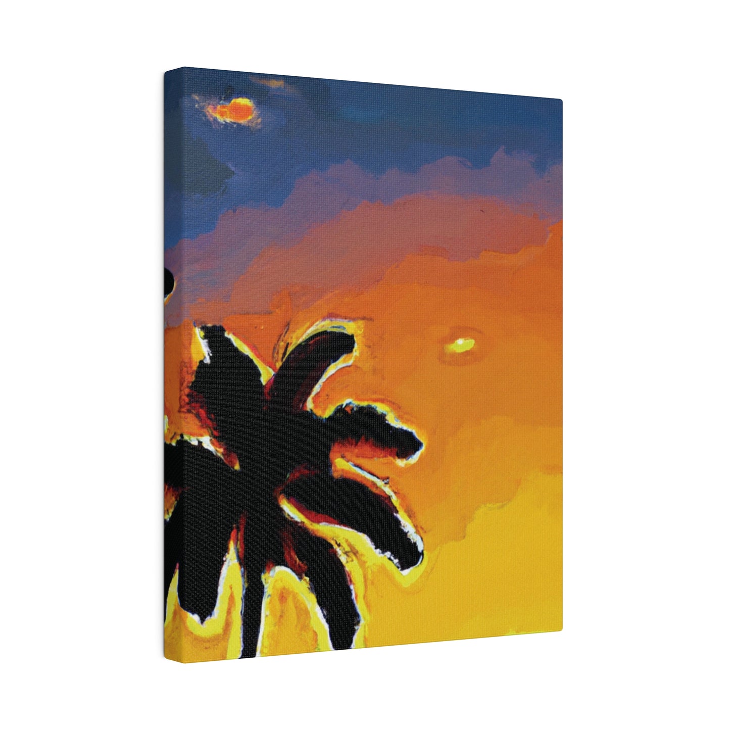 8720W - Miami Beach Sunset Painting Print | Miami | Beach | Sunset | Poster | Home Decor | Wall Art | Canvas