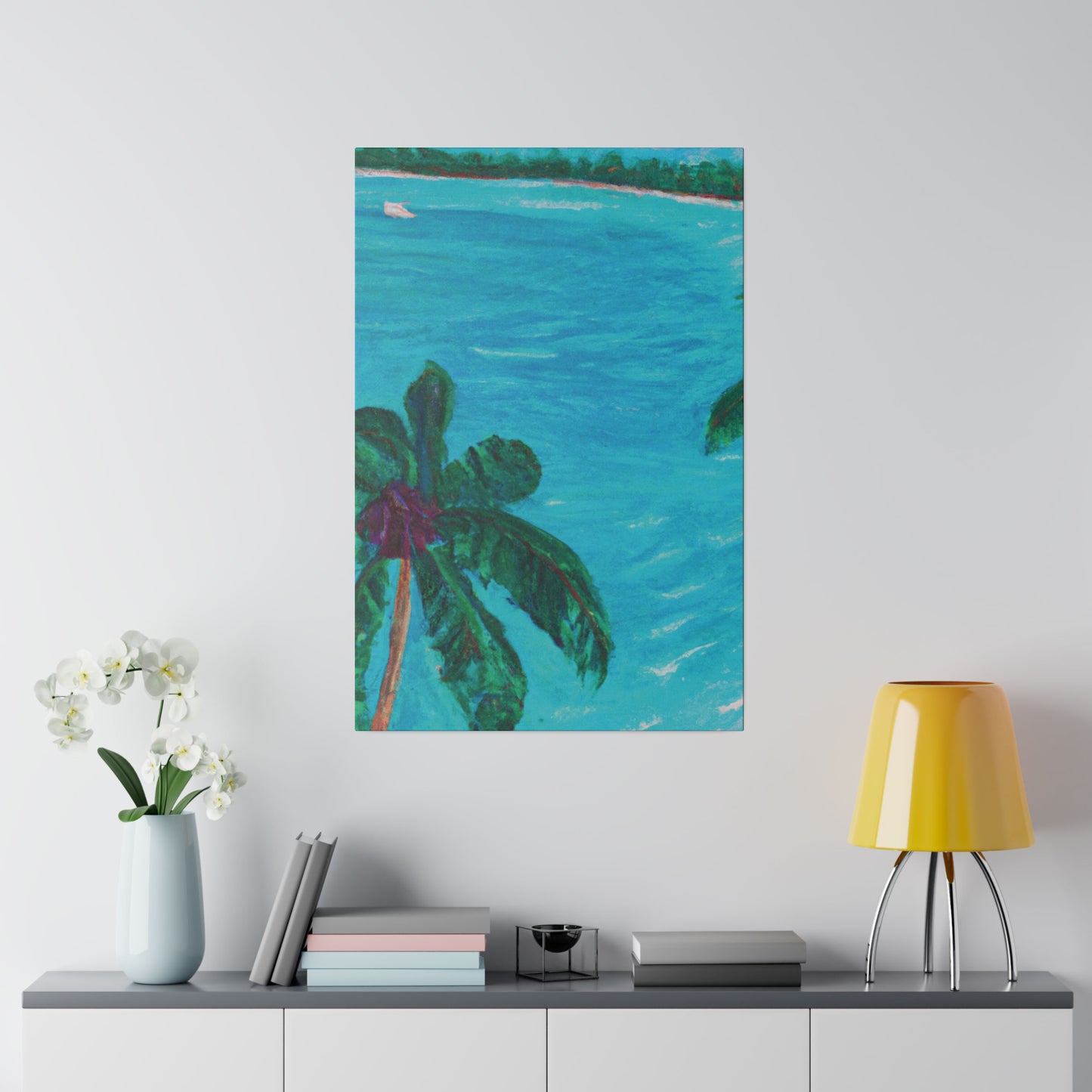 8319W - Bahamas Ocean Painting Print | Bahamas | Ocean | Beach | Poster | Home Decor | Wall Art | Canvas