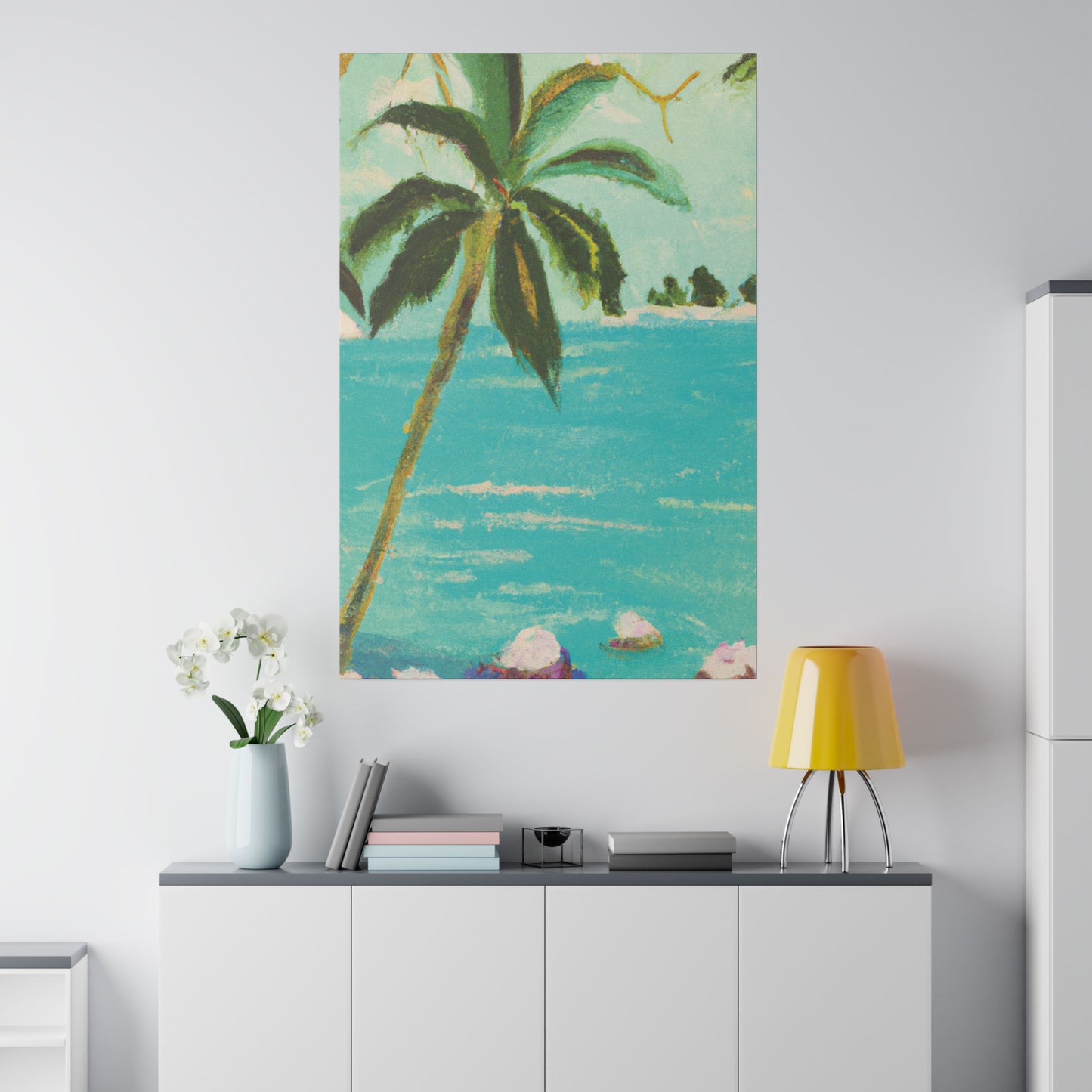 8809K - Bahamas Ocean Painting Print | Bahamas | Ocean | Beach | Poster | Home Decor | Wall Art | Canvas